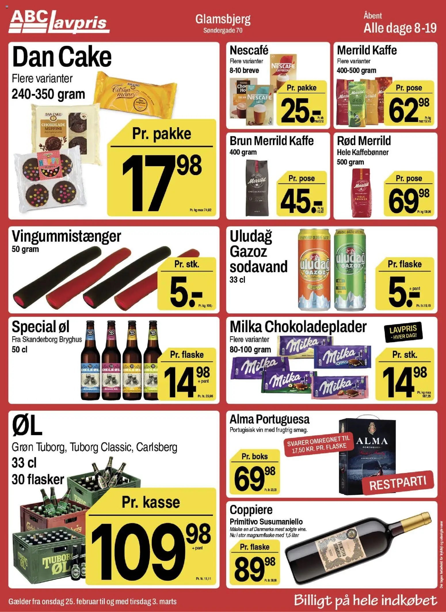 Abc Lavpris tilbudsavis fra 25/02/2026 Glamsbjerg