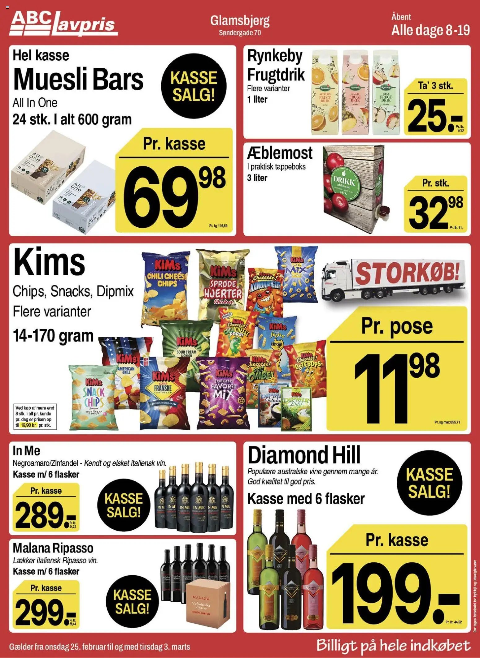 Abc Lavpris tilbudsavis fra 25/02/2026 Glamsbjerg