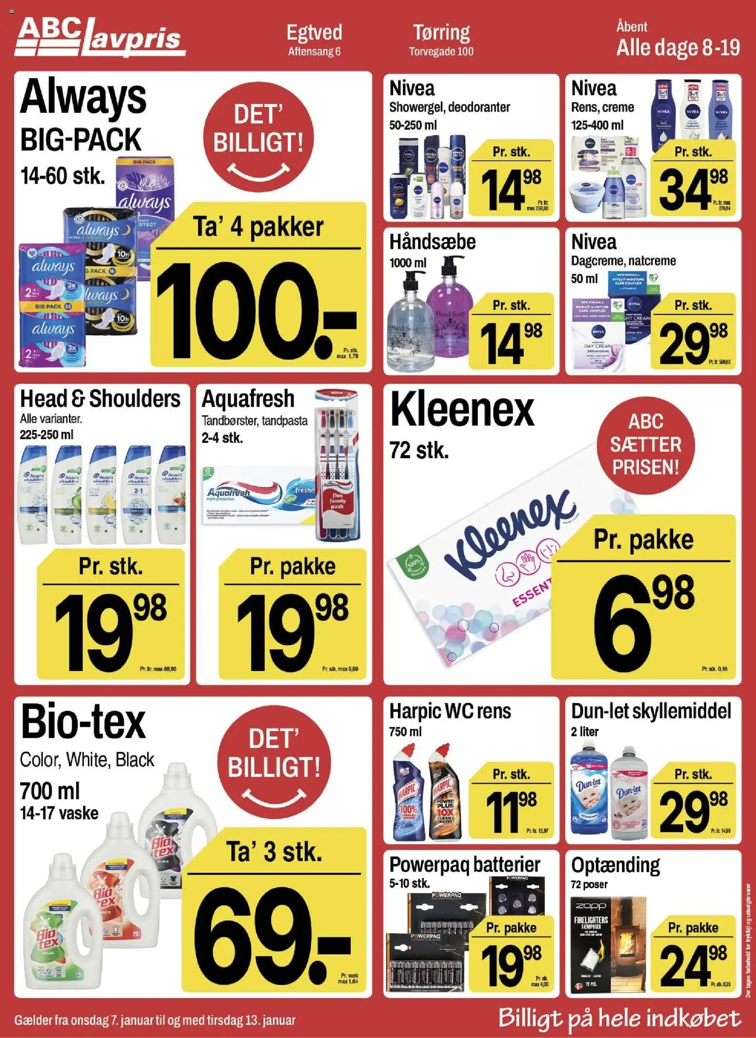 Abc Lavpris tilbudsavis fra 07/01/2026 Egtved