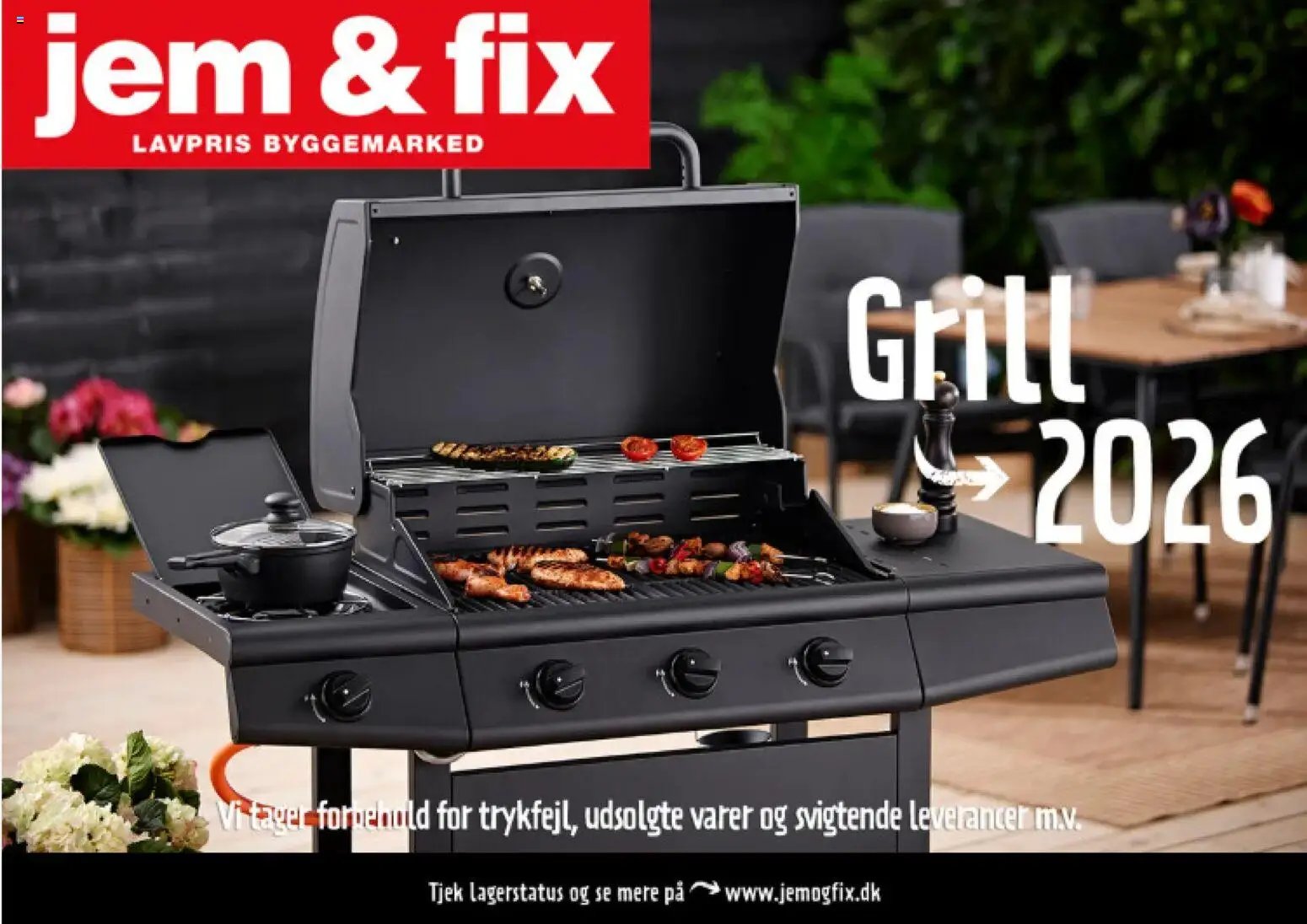 Jem & fix tilbudsavis fra 28/04/2026 Jem & fix - Grillkatalog