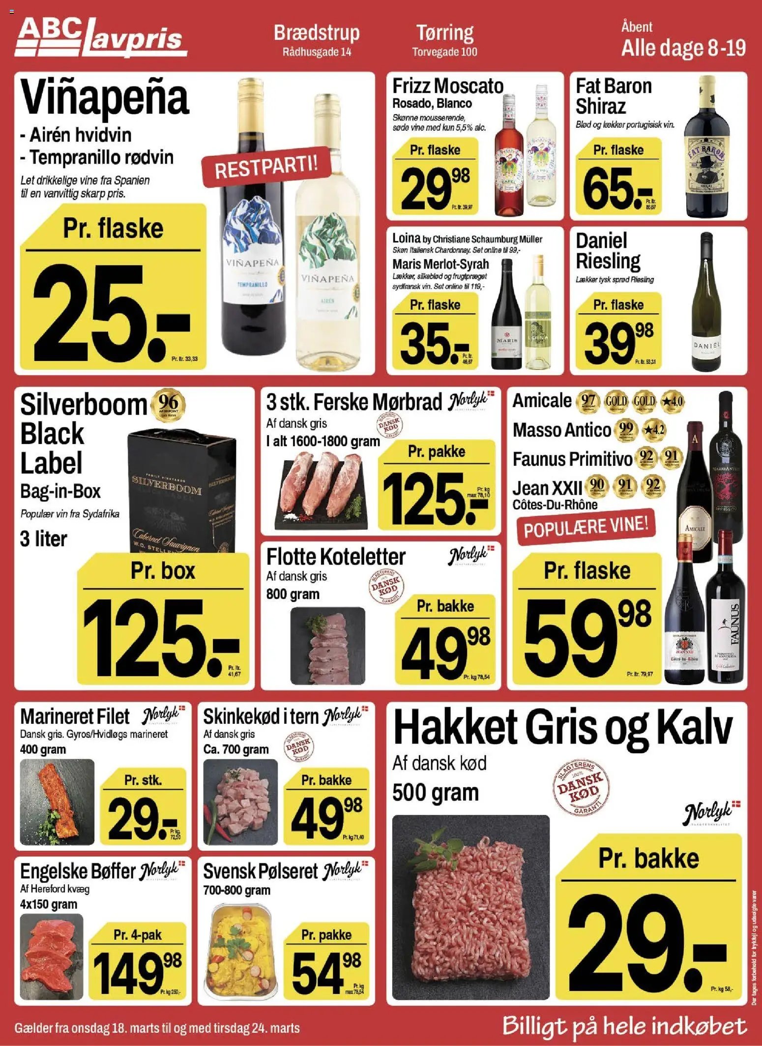 Abc Lavpris tilbudsavis fra 18/03/2026 Abc Lavpris - Brædstrup