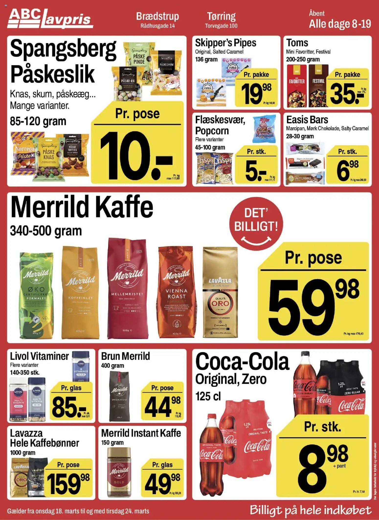 Abc Lavpris tilbudsavis fra 18/03/2026 Abc Lavpris - Brædstrup