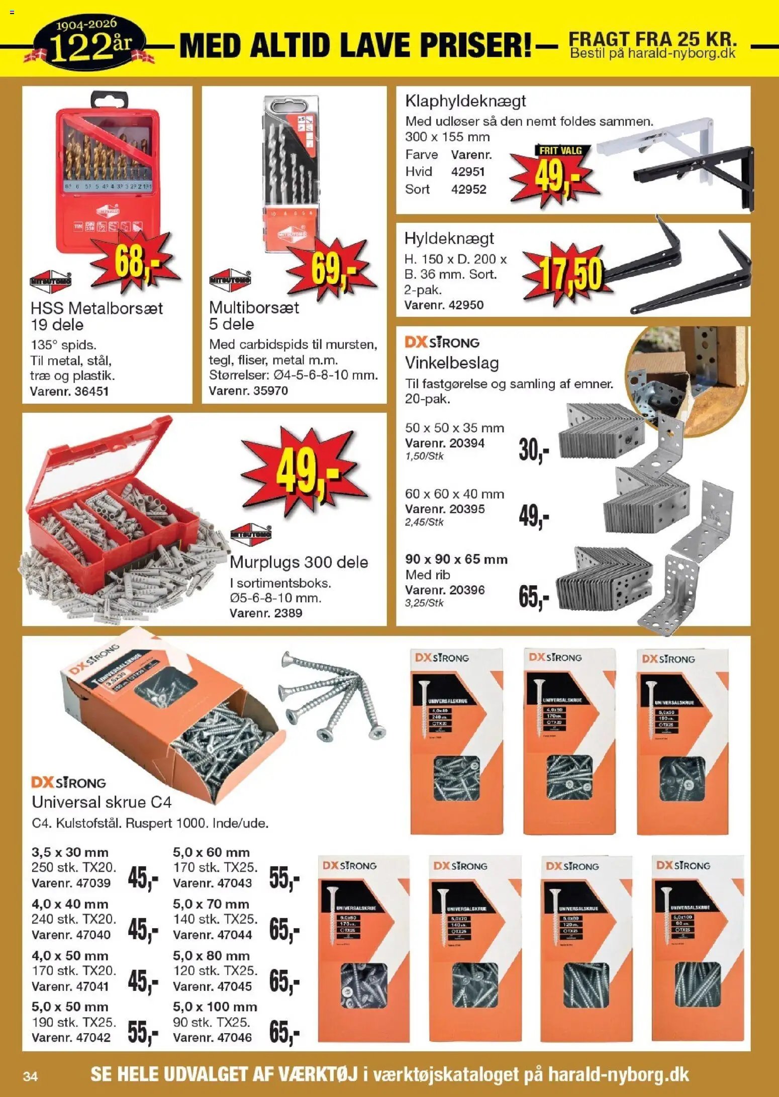Nye Harald Nyborg tilbud fra 22/10/2026