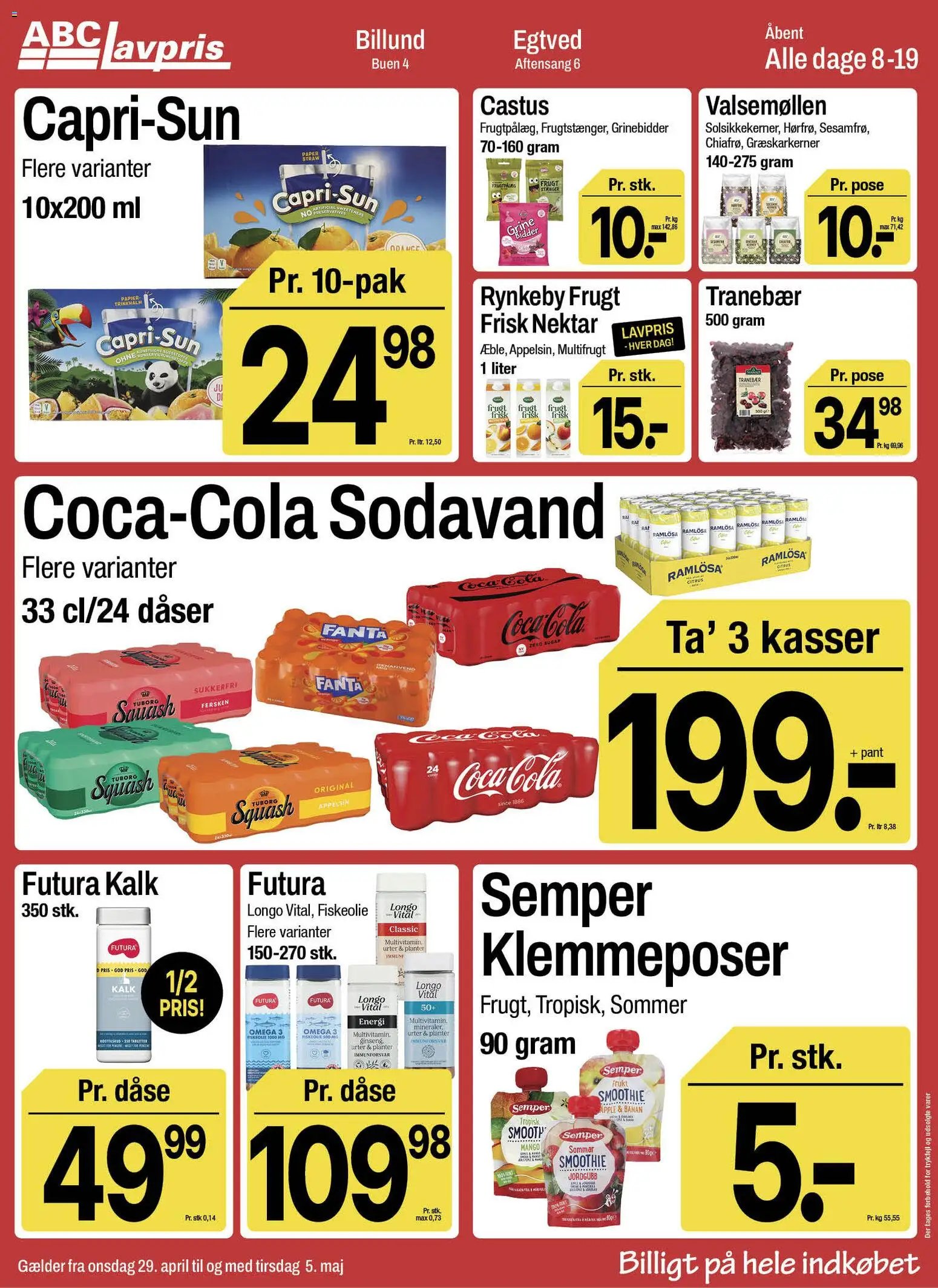 Abc Lavpris tilbudsavis fra 29/04/2026 Abc Lavpris - Tilbudsavis uge 18