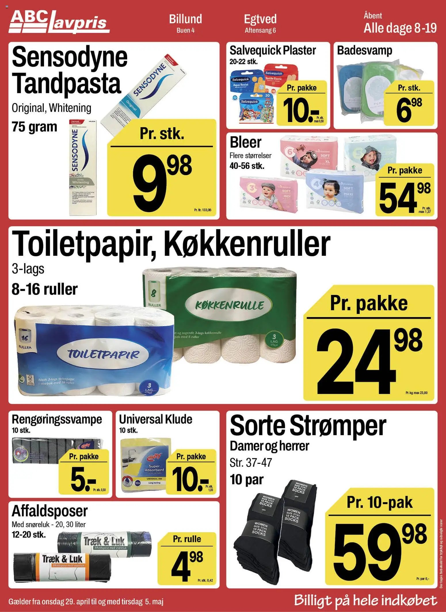 Abc Lavpris tilbudsavis fra 29/04/2026 Abc Lavpris - Tilbudsavis uge 18
