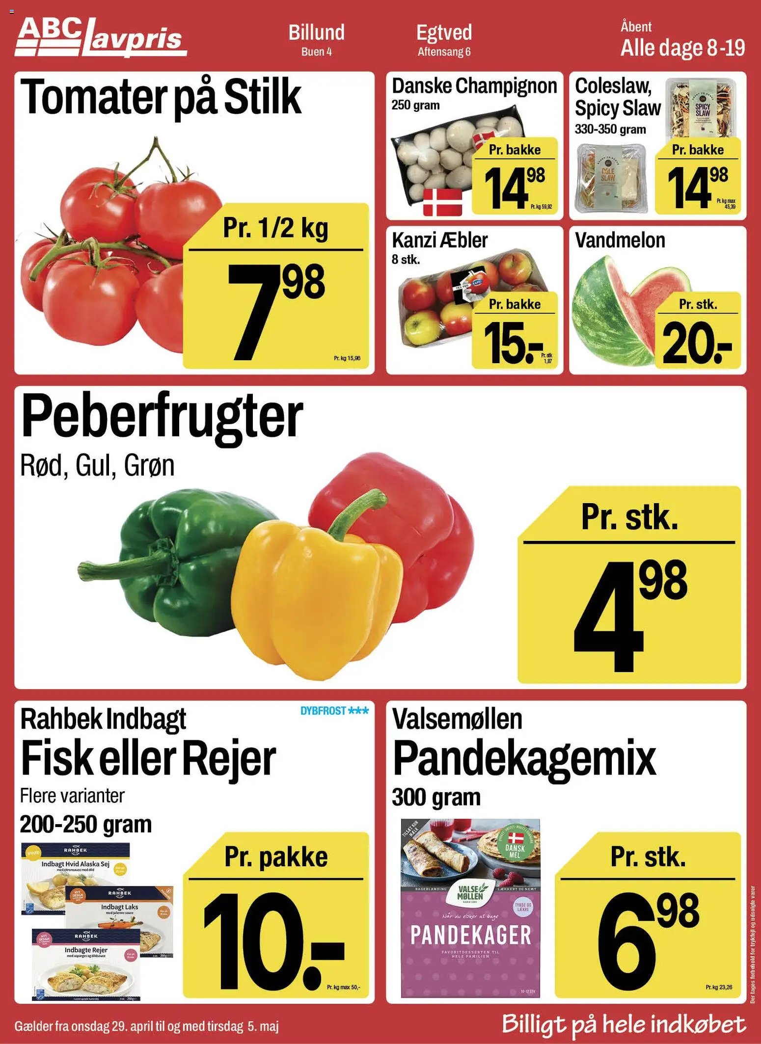 Abc Lavpris tilbudsavis fra 29/04/2026 Abc Lavpris - Tilbudsavis uge 18