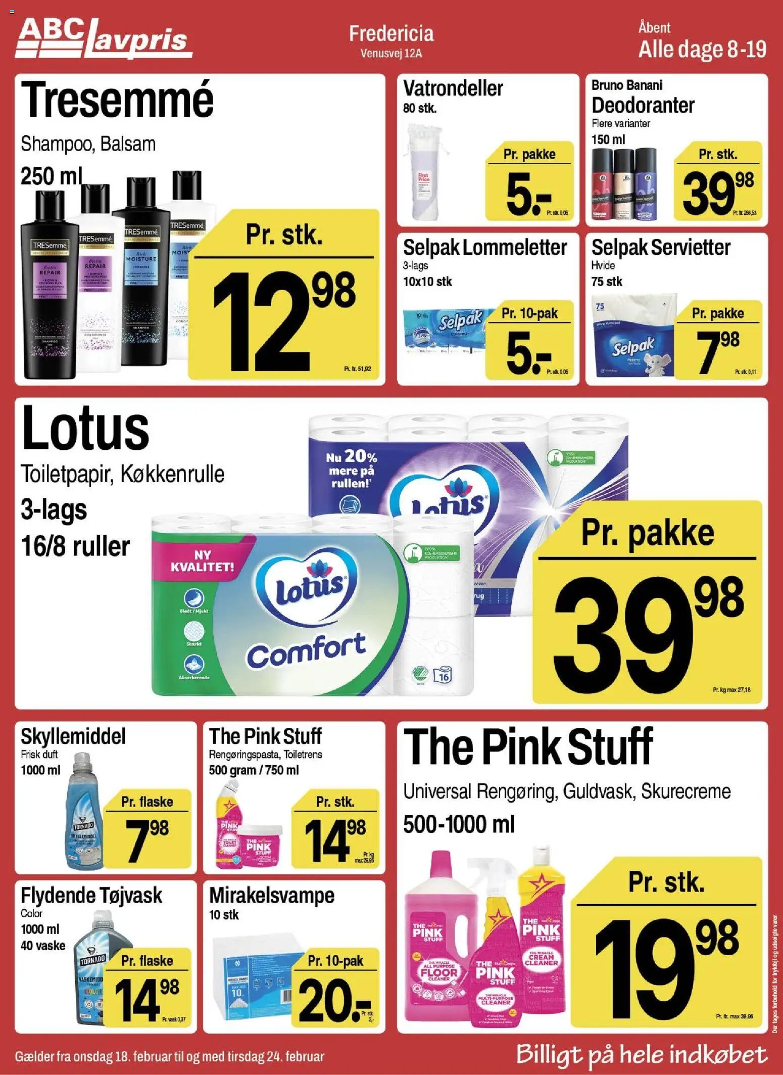 Abc Lavpris tilbudsavis fra 18/02/2026 Fredericia