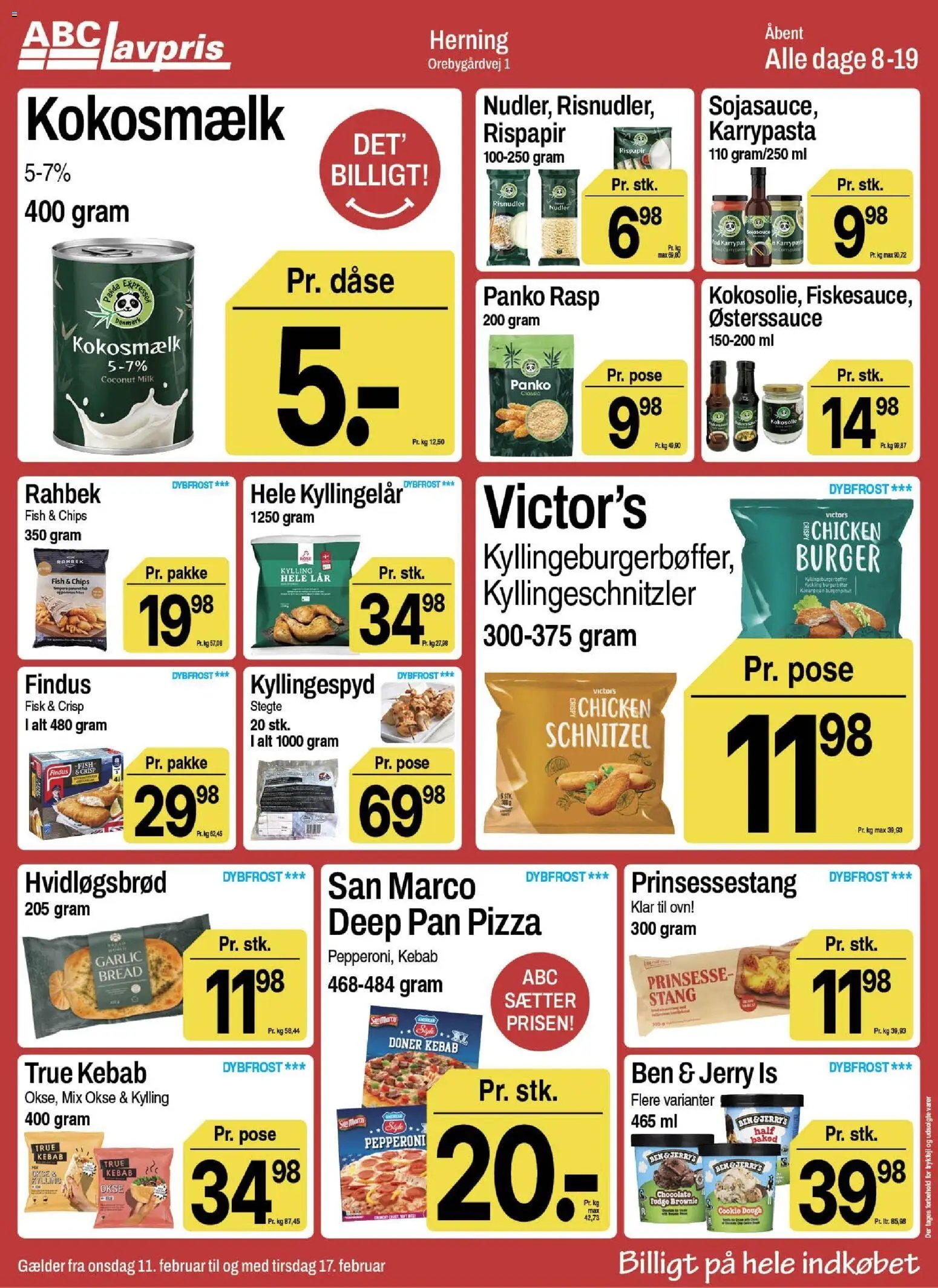 Abc Lavpris tilbudsavis fra 11/02/2026 Herning