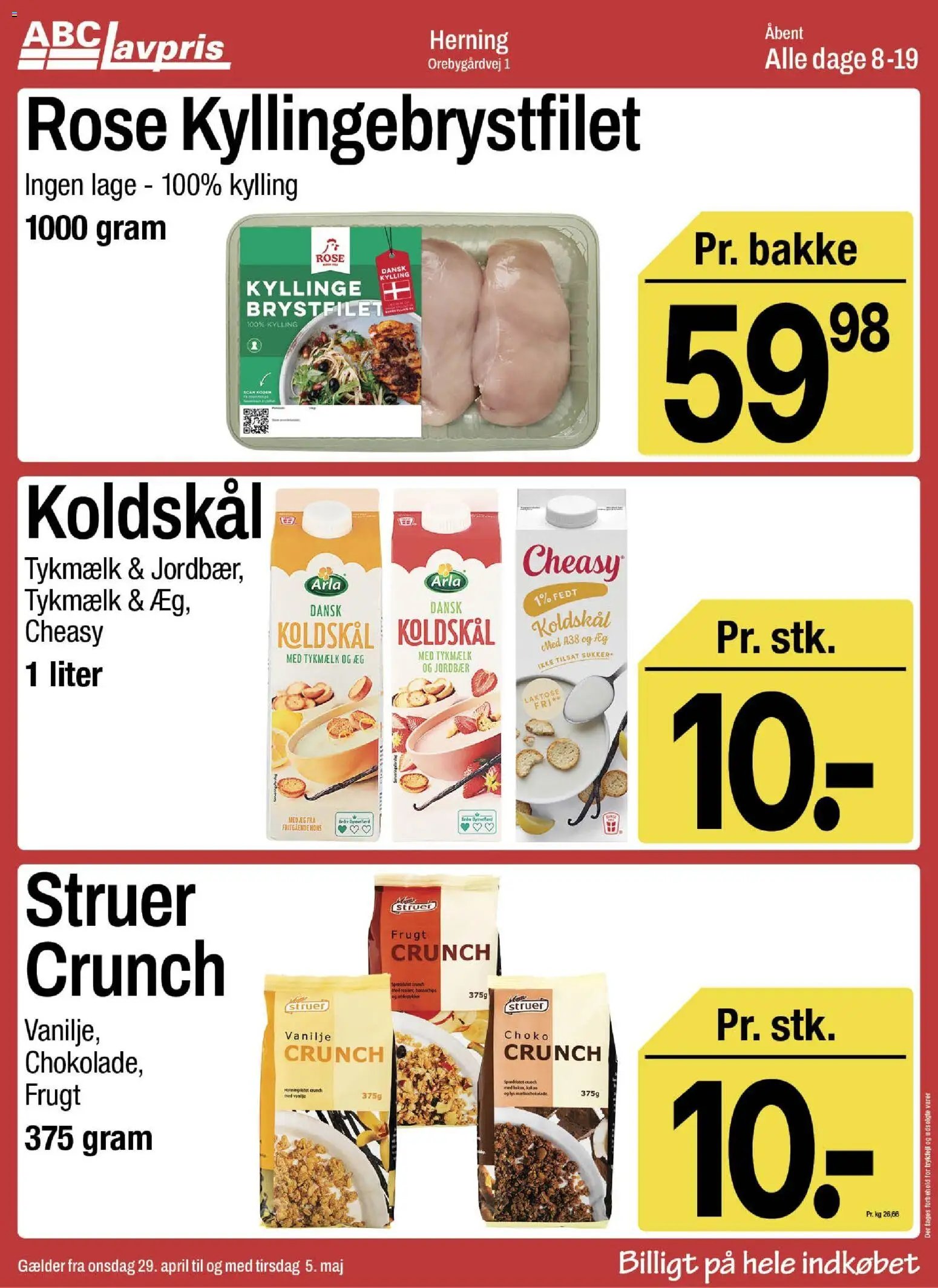 Abc Lavpris tilbudsavis fra 29/04/2026 Abc Lavpris - Herning