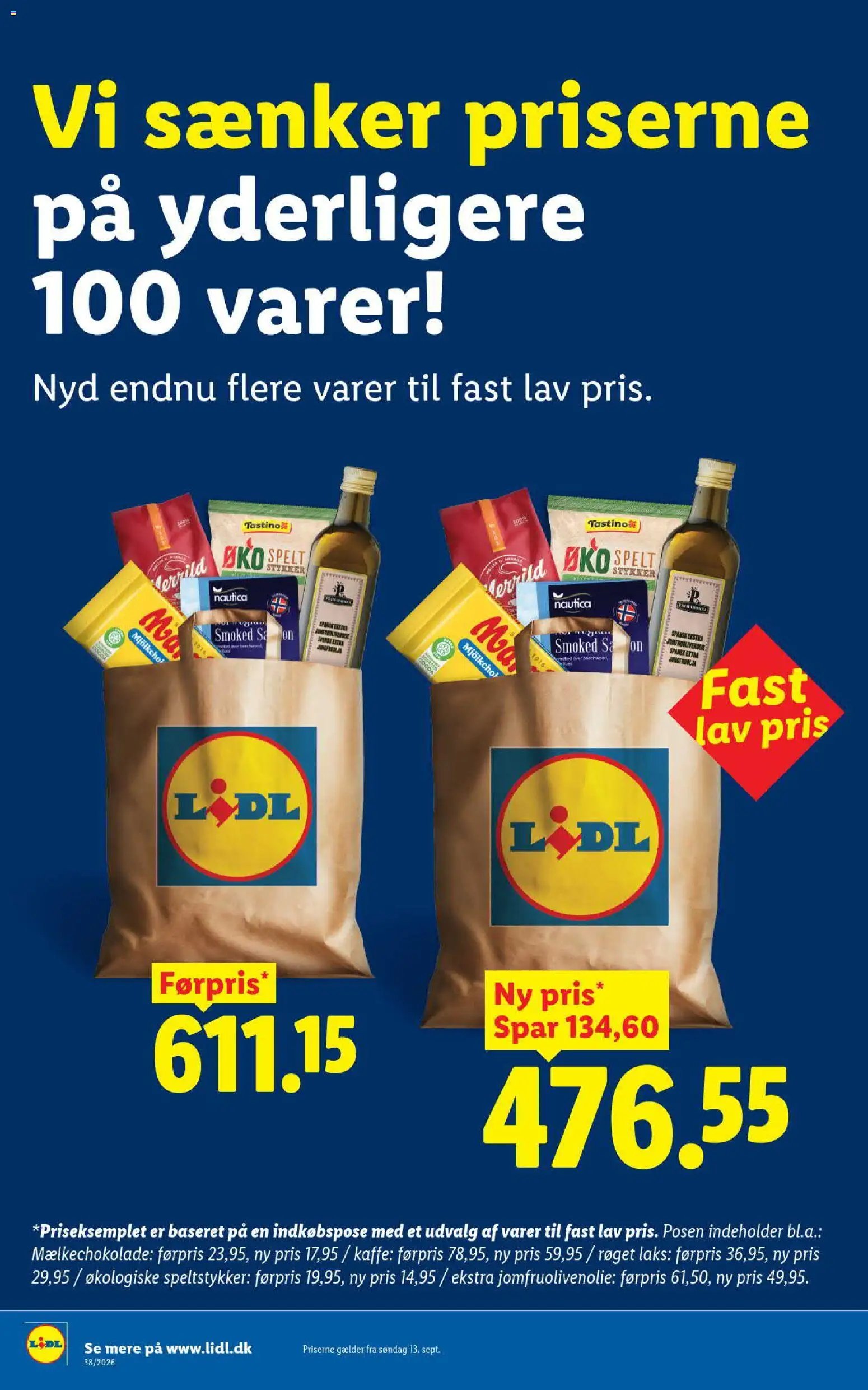 Lidl tilbudsavis fra 13/09/2026 Lidl - Nyd hver dag til fast lav pris