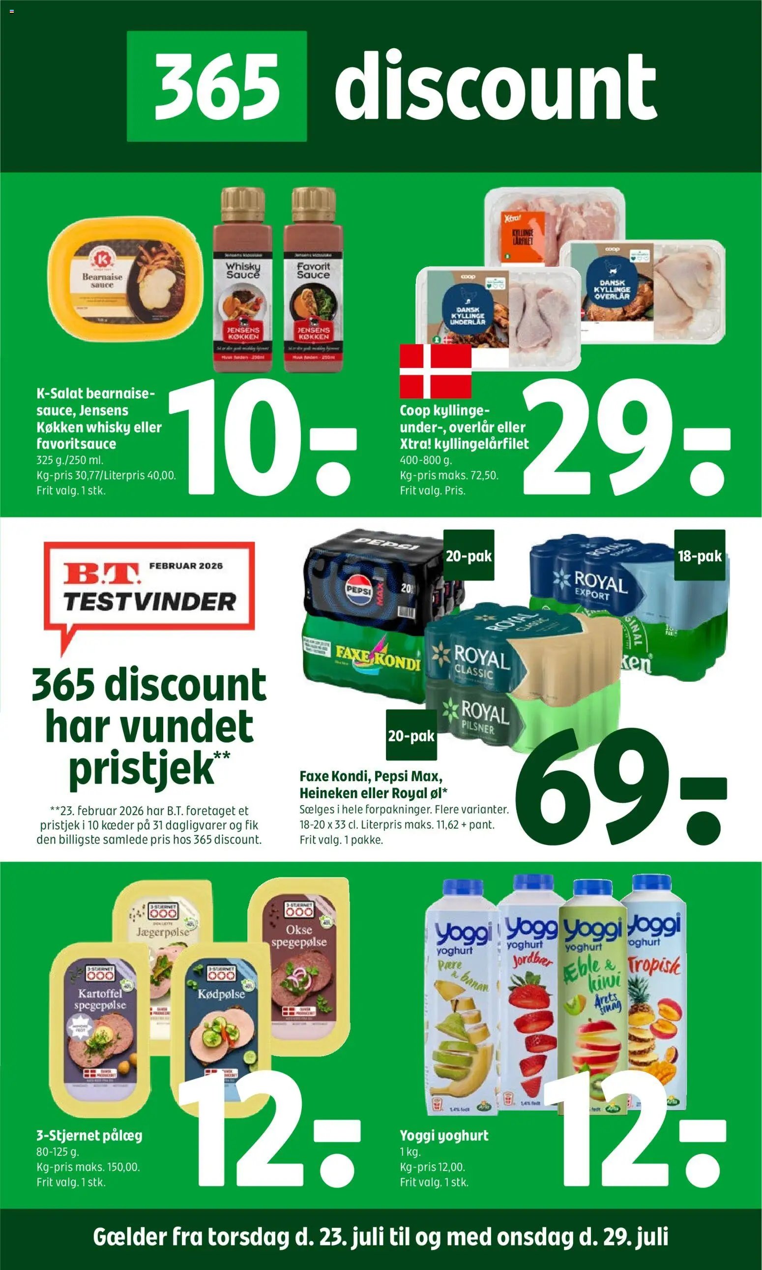 Coop 365 tilbudsavis fra 23/07/2026 Coop 365 - Tilbudsavis uge 30