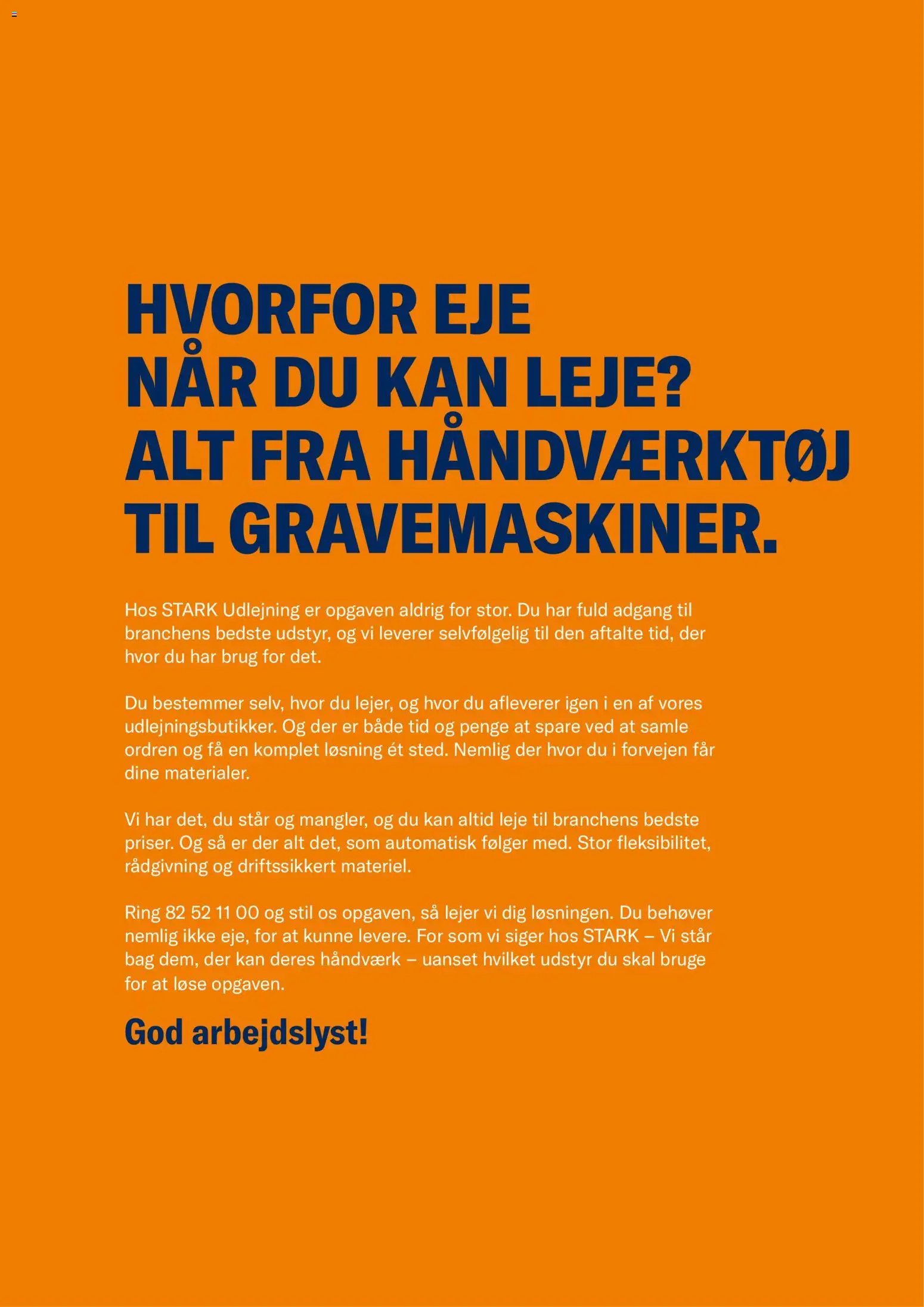 Stark tilbudsavis fra 01/01/2026 Kom og lej med os (2026-01-01)