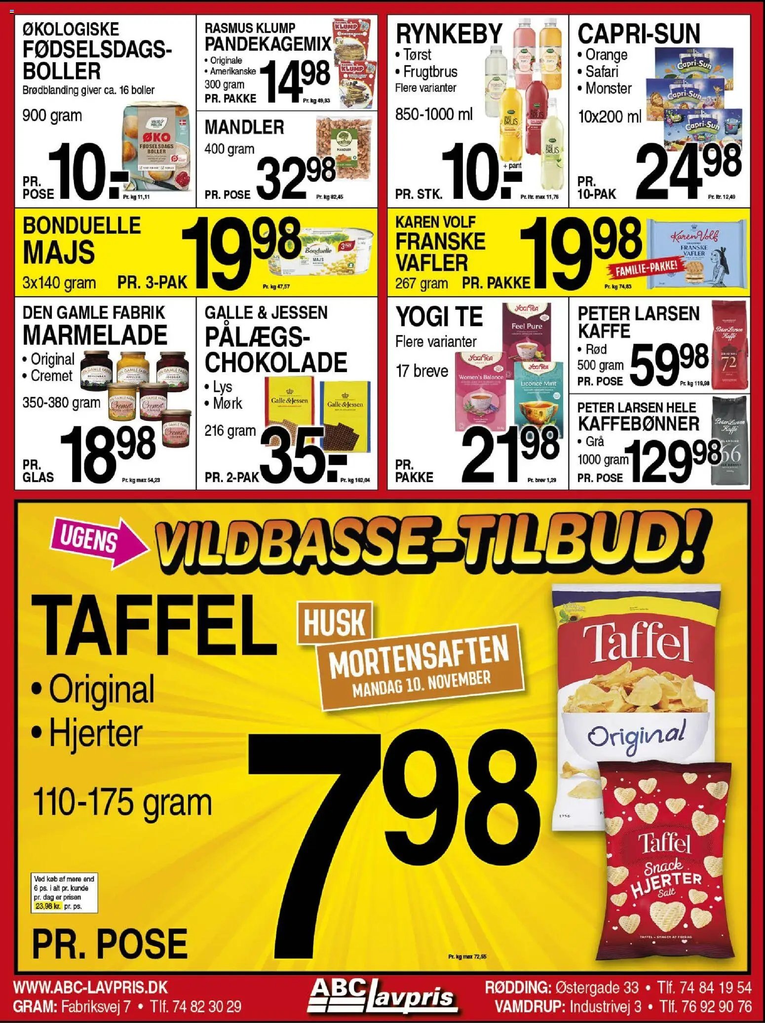 Abc Lavpris tilbudsavis fra 29/10/2025 Gram