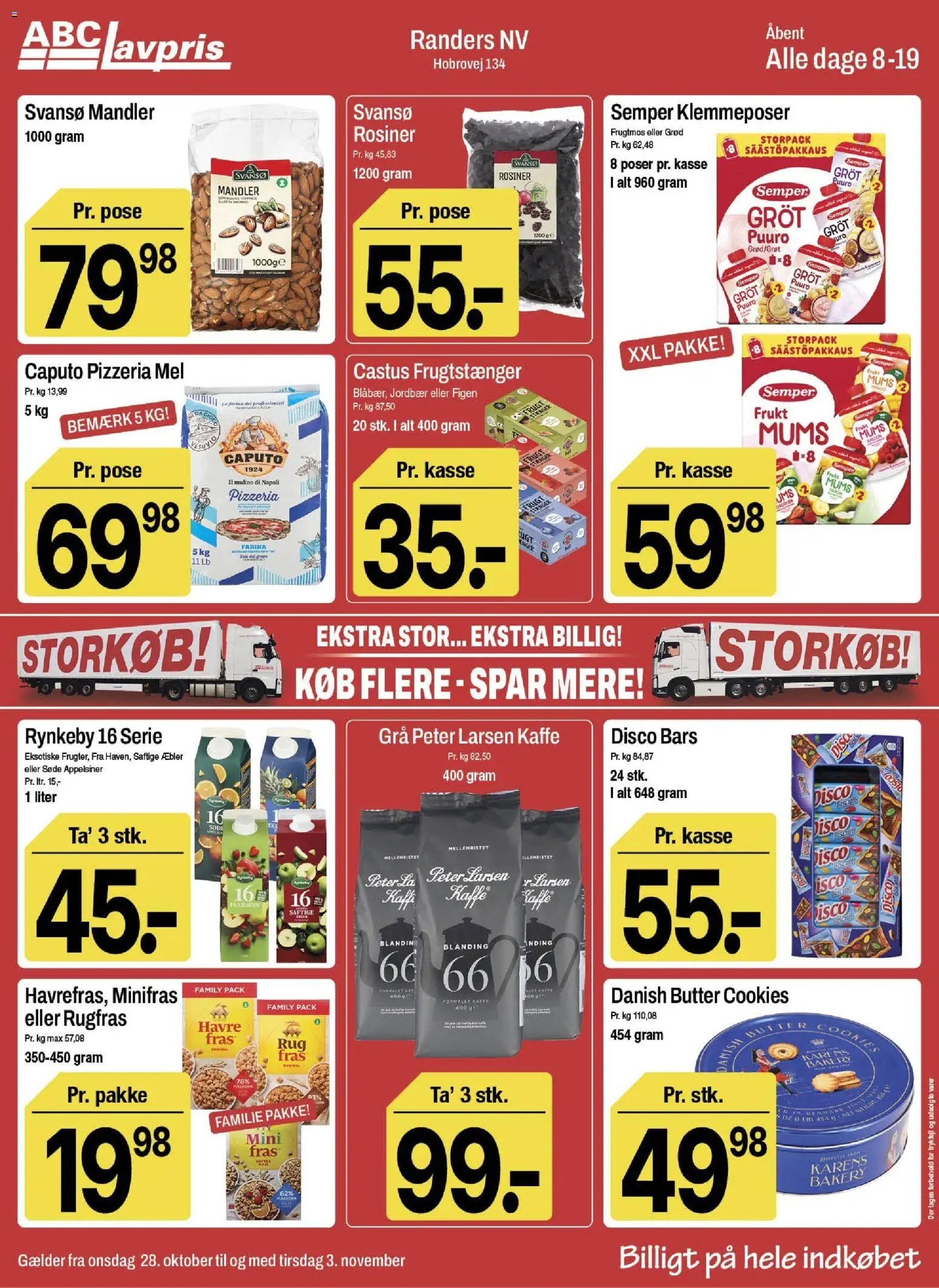 Nye Abc Lavpris tilbud fra 28/10/2026