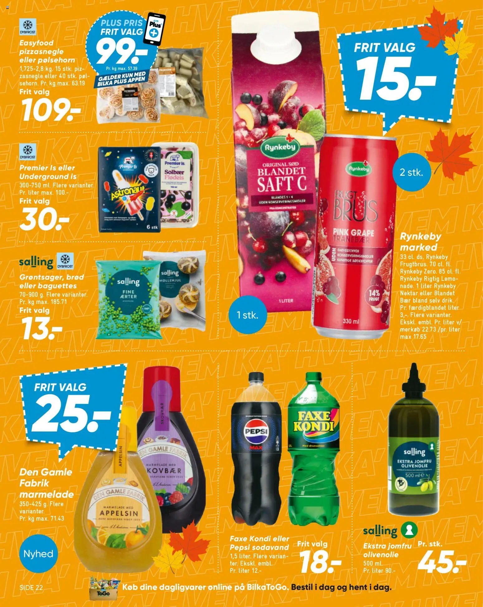 Nye Bilka tilbud fra 16/10/2026