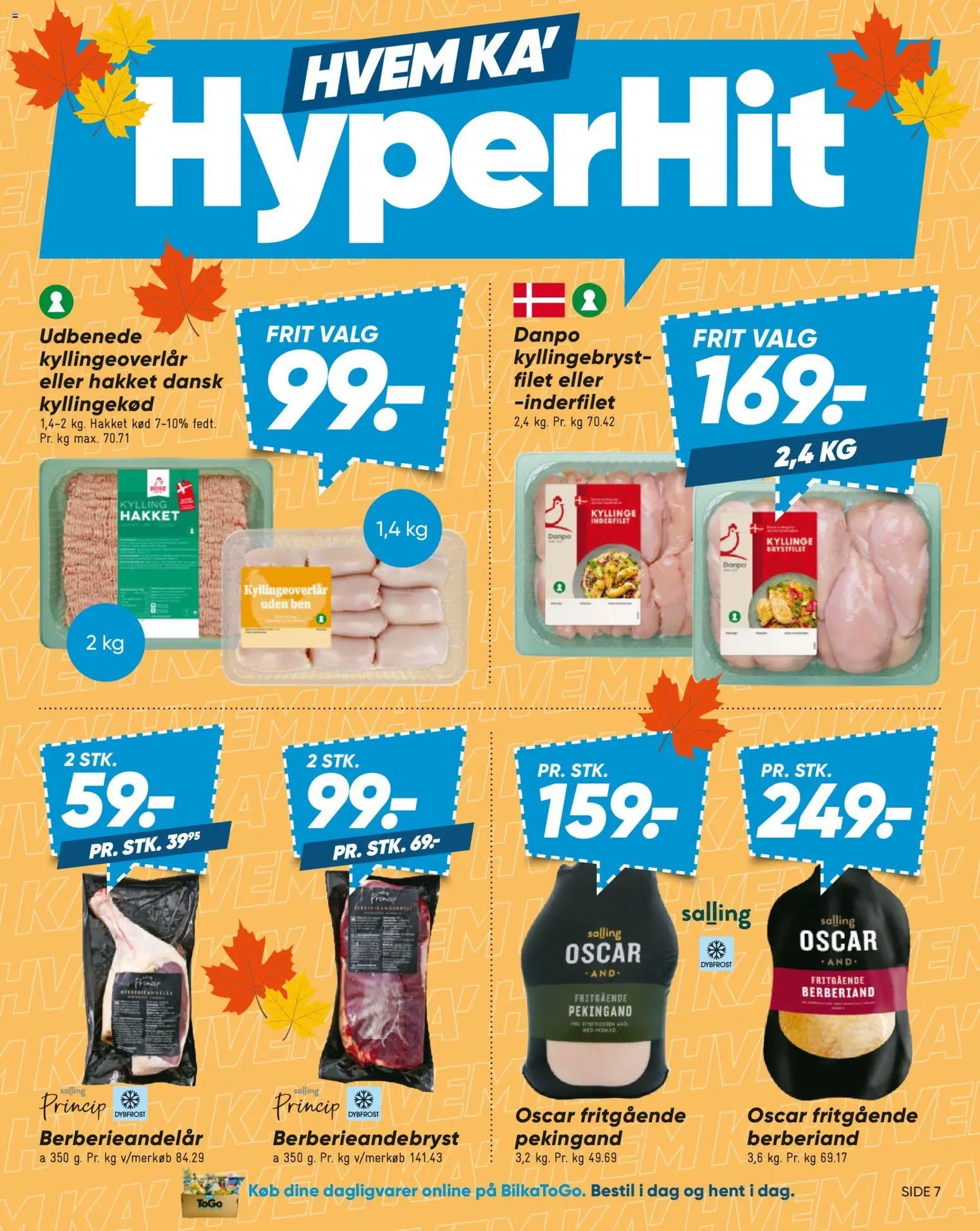 Nye Bilka tilbud fra 16/10/2026