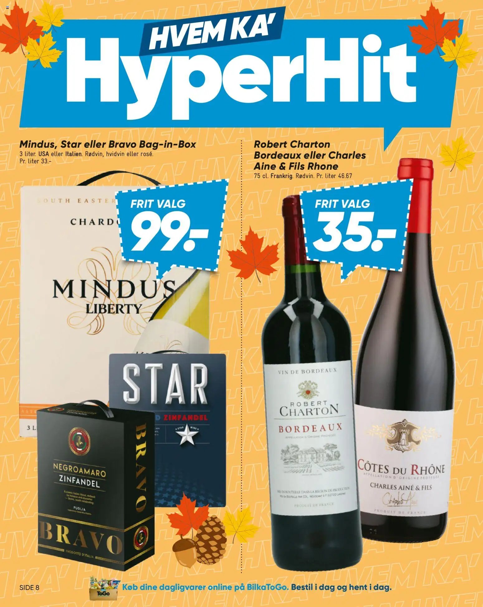 Nye Bilka tilbud fra 16/10/2026