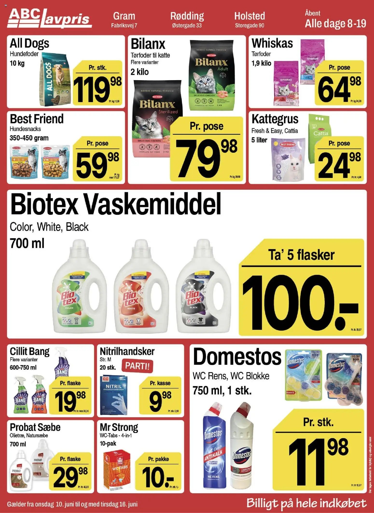 Abc Lavpris tilbudsavis fra 10/06/2026 Abc Lavpris - Gram