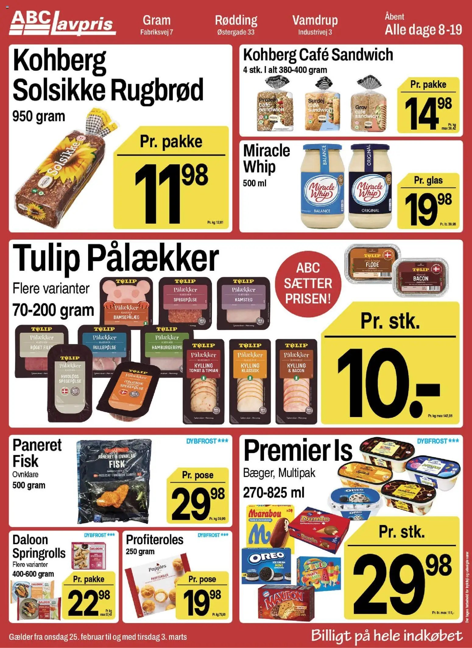 Abc Lavpris tilbudsavis fra 25/02/2026 Gram