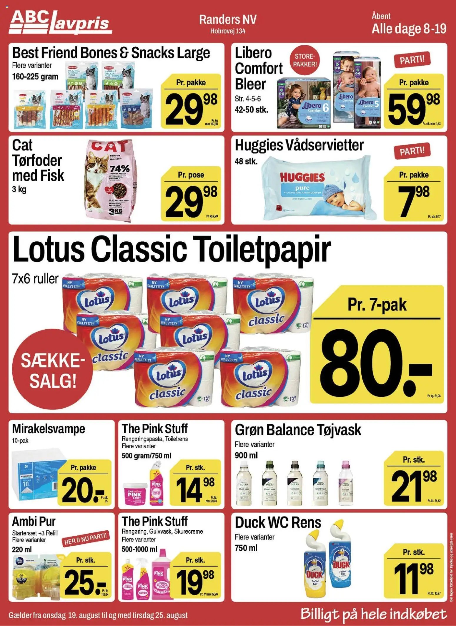 Abc Lavpris tilbudsavis fra 19/08/2026 Abc Lavpris - Tilbudsavis