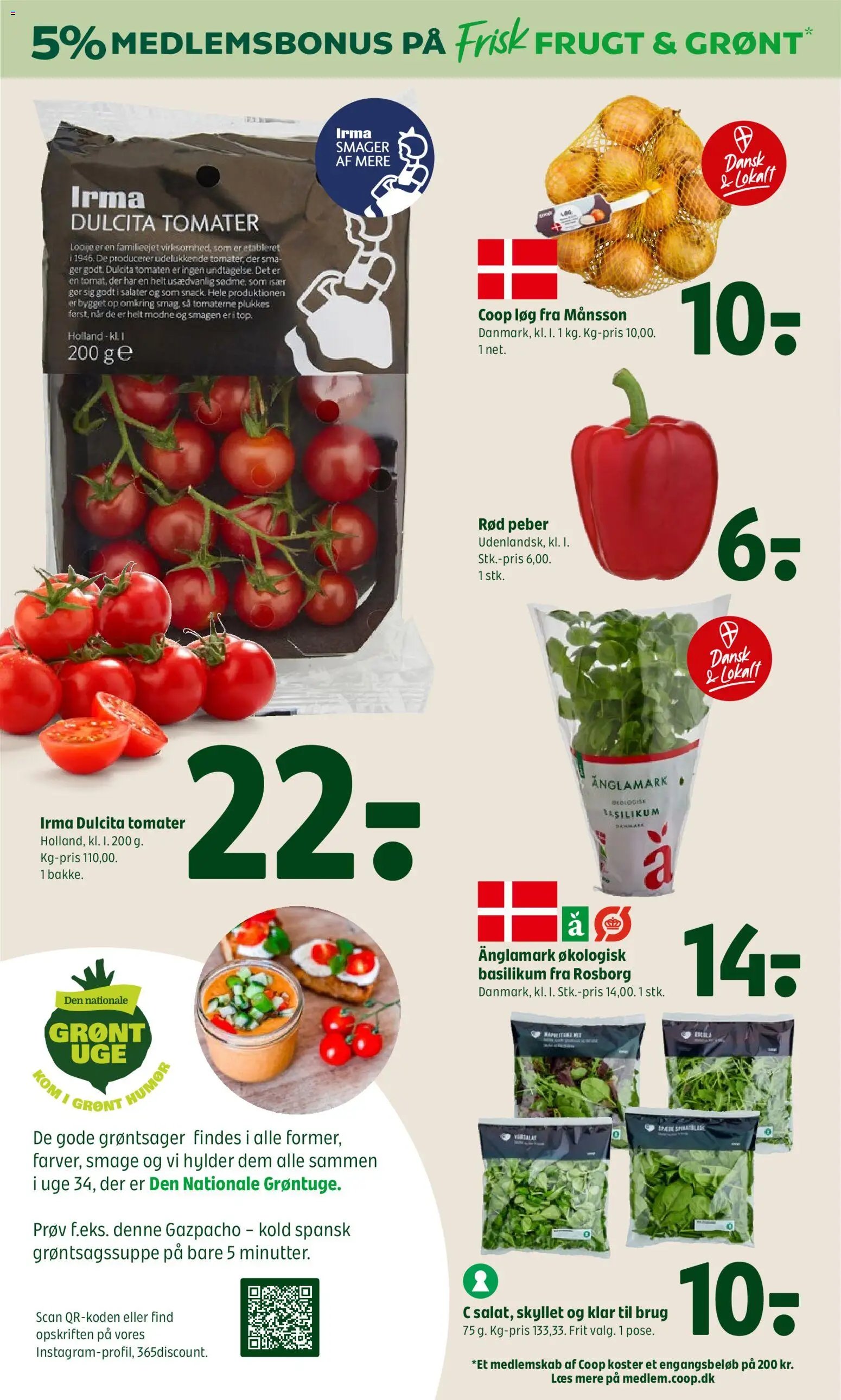 Coop 365 tilbudsavis fra 13/08/2026 Coop 365 - Tilbudsavis uge 33