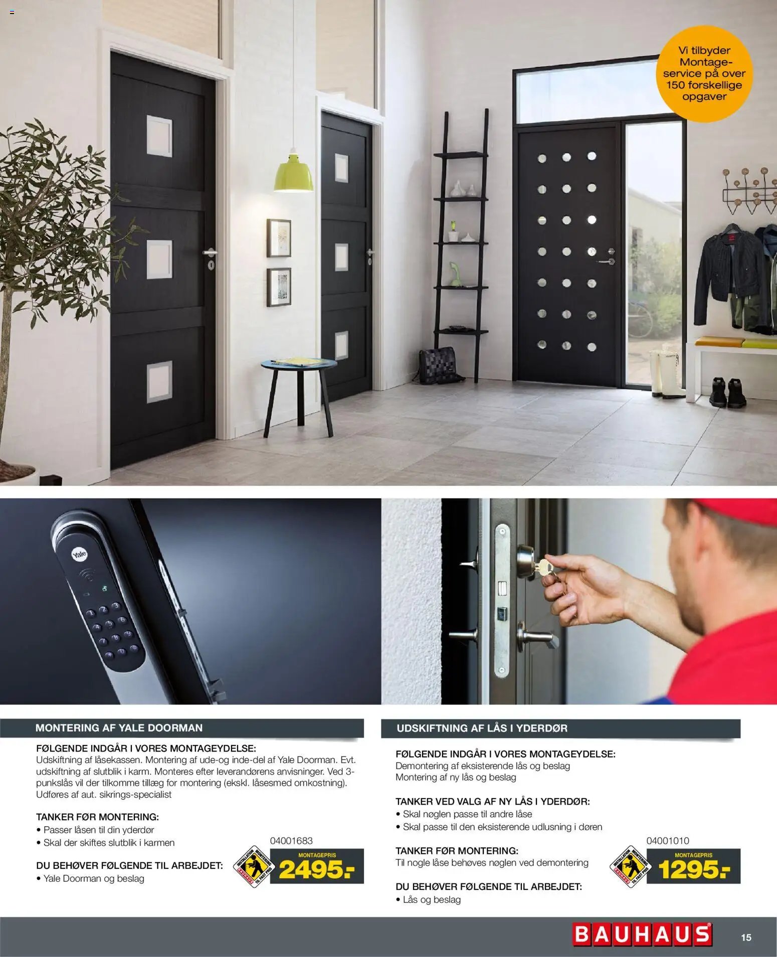 Bauhaus tilbudsavis fra 01/01/2026 Montageservice