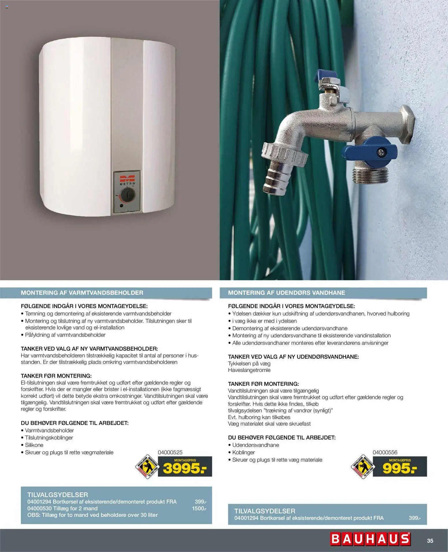 Bauhaus tilbudsavis fra 01/01/2026 Montageservice