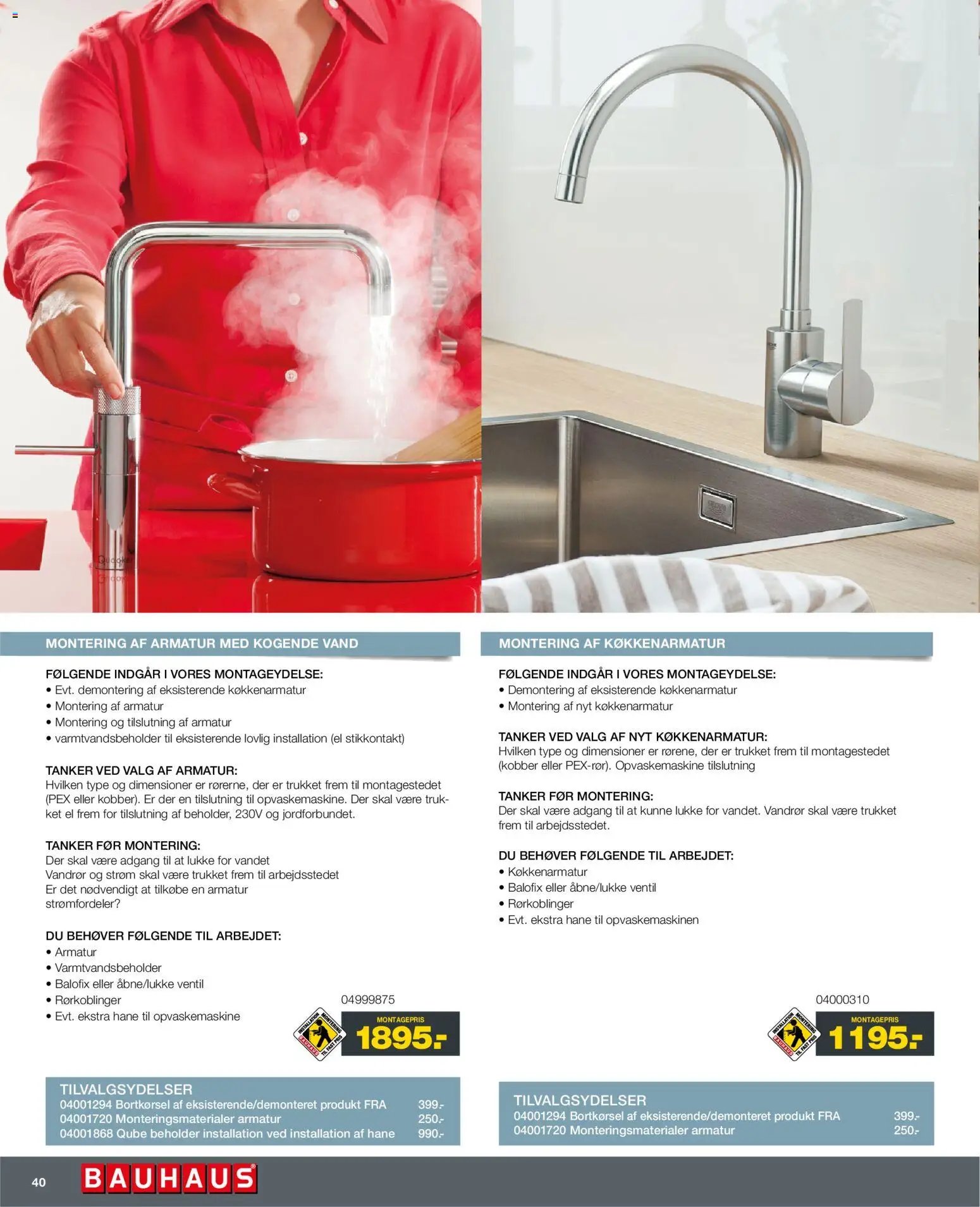 Bauhaus tilbudsavis fra 01/01/2026 Montageservice