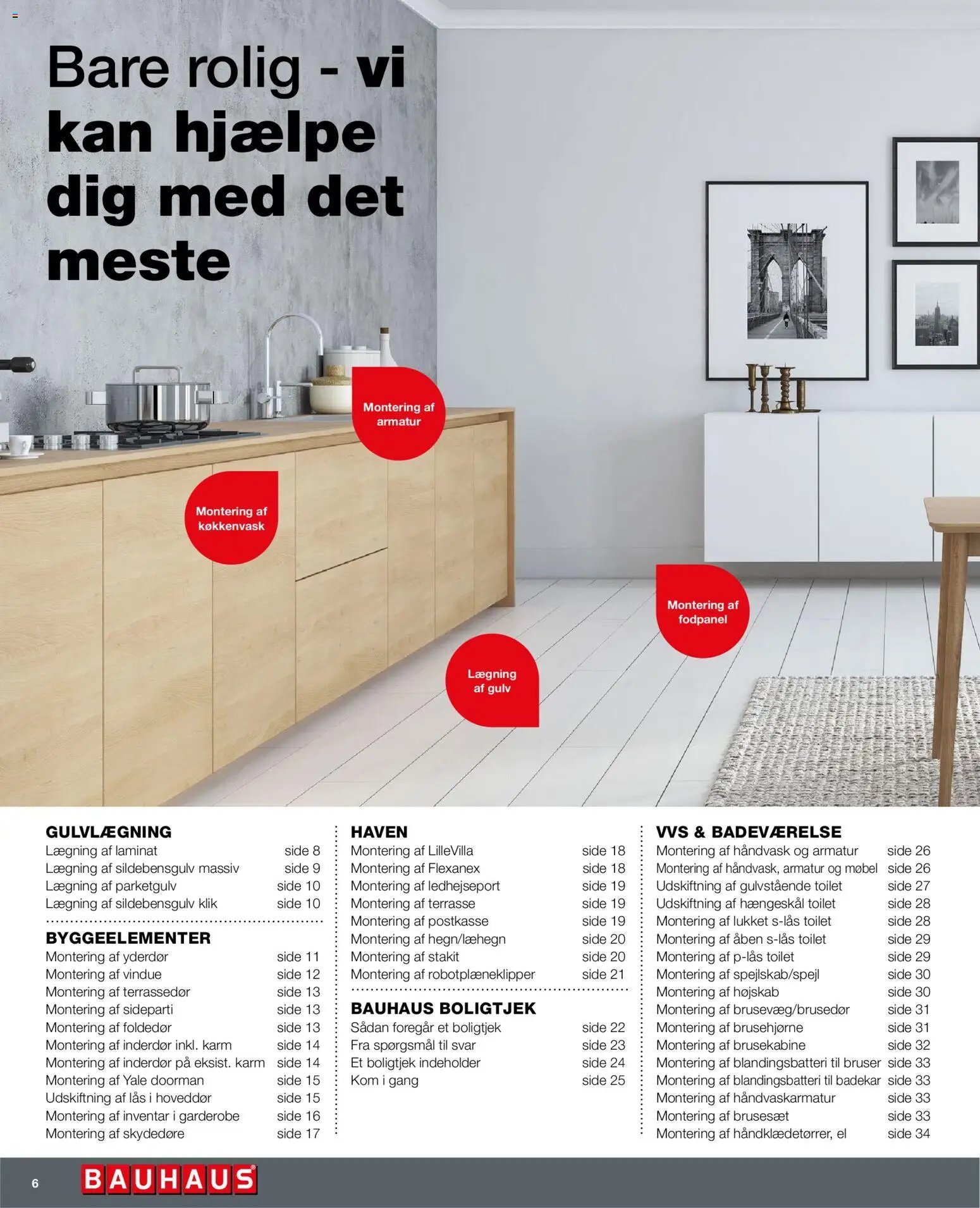 Bauhaus tilbudsavis fra 01/01/2026 Montageservice