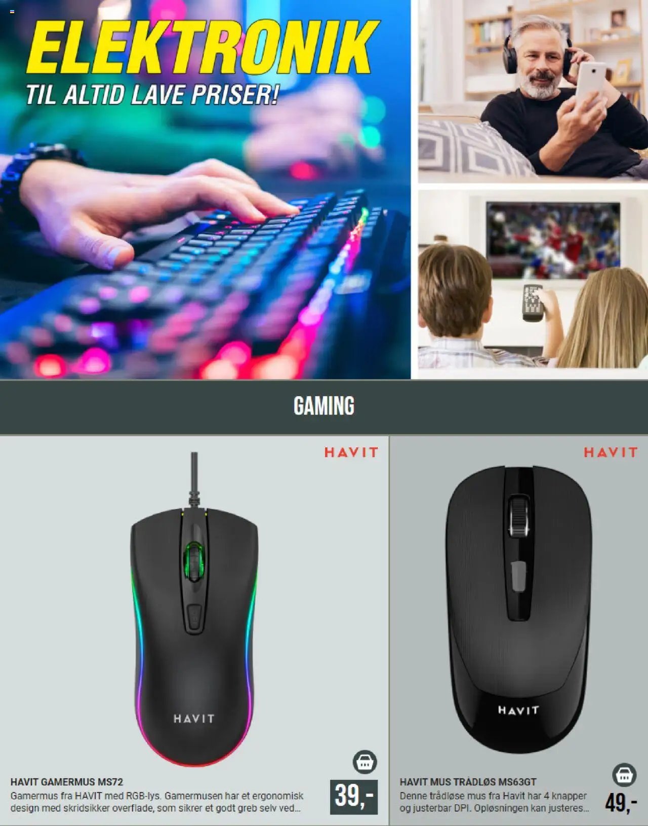 Harald Nyborg tilbudsavis fra 01/10/2025 Elektronik
