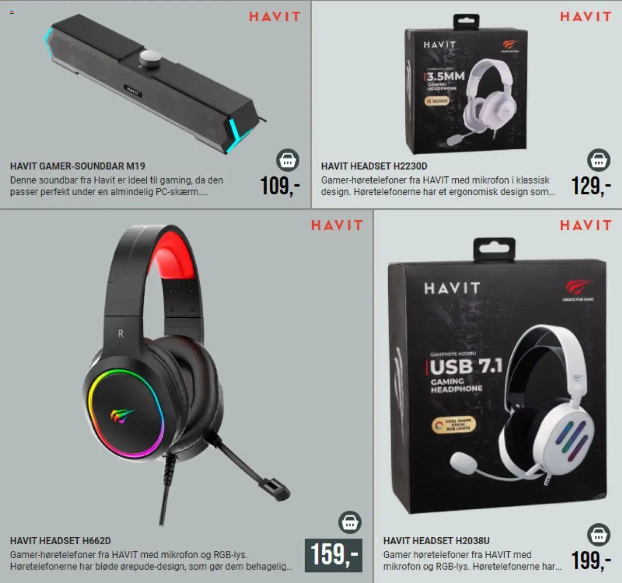 Harald Nyborg tilbudsavis fra 01/10/2025 Elektronik