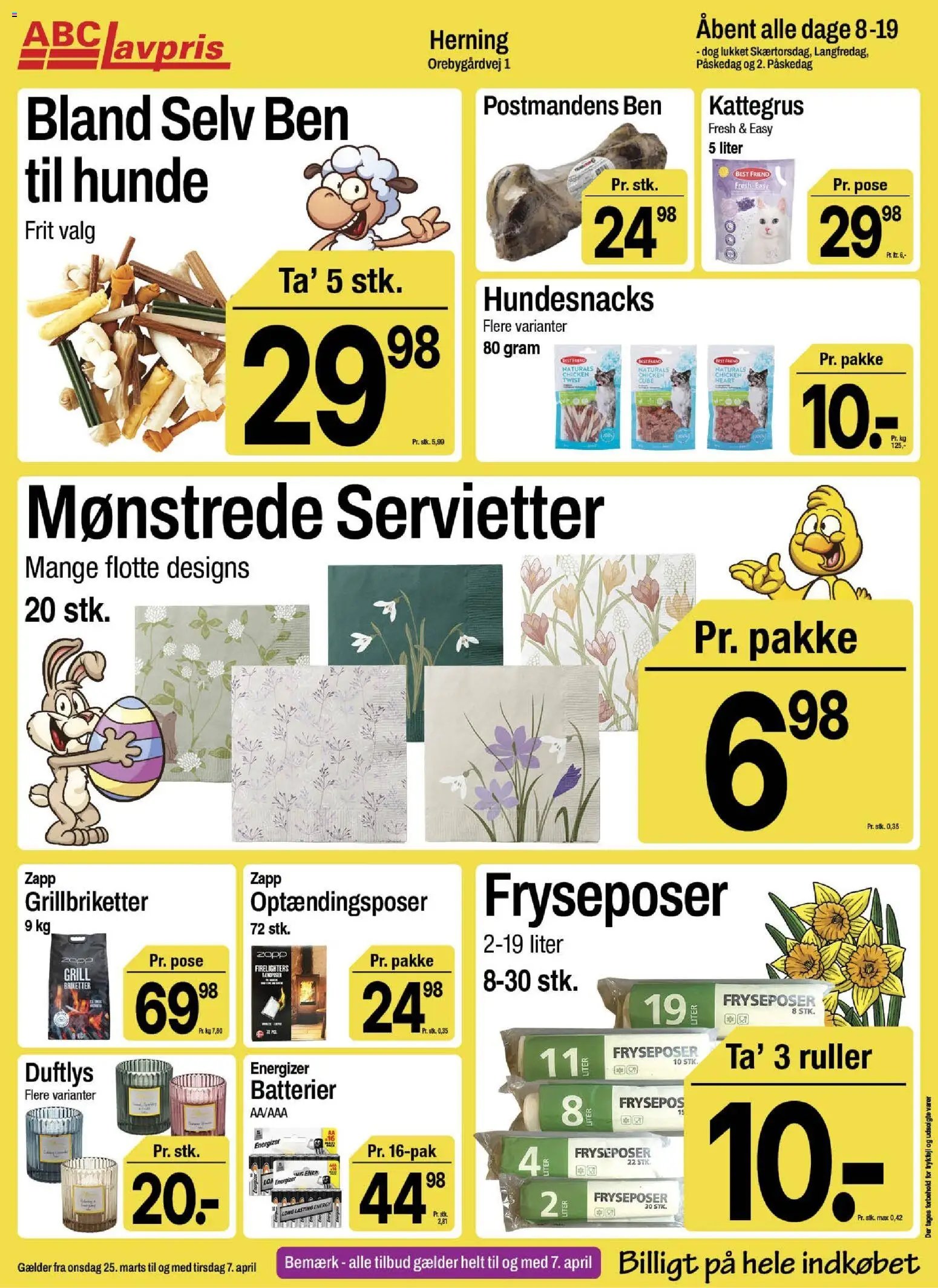 Abc Lavpris tilbudsavis fra 25/03/2026 Abc Lavpris - Herning