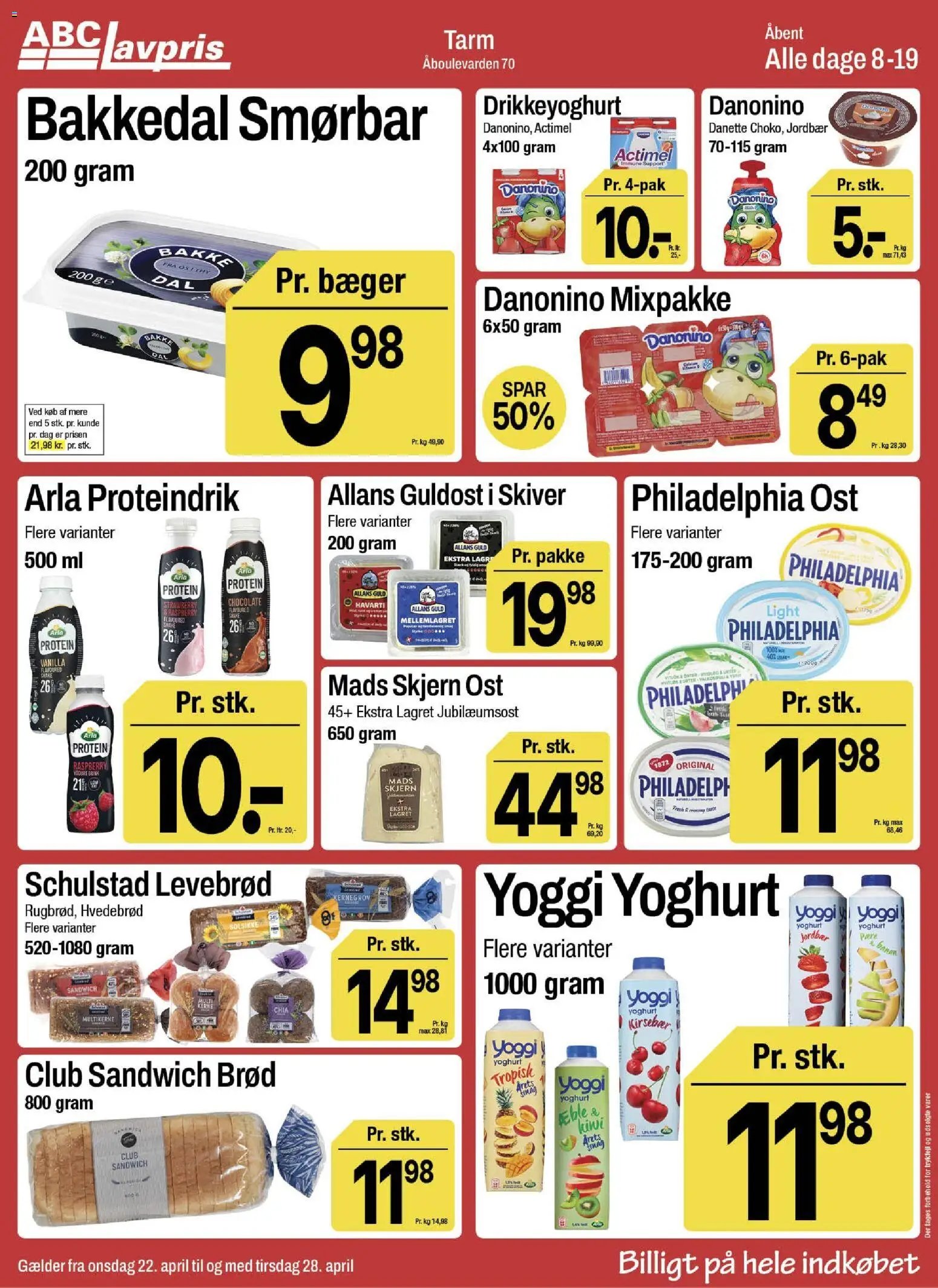 Abc Lavpris tilbudsavis fra 22/04/2026 Abc Lavpris - Tarm