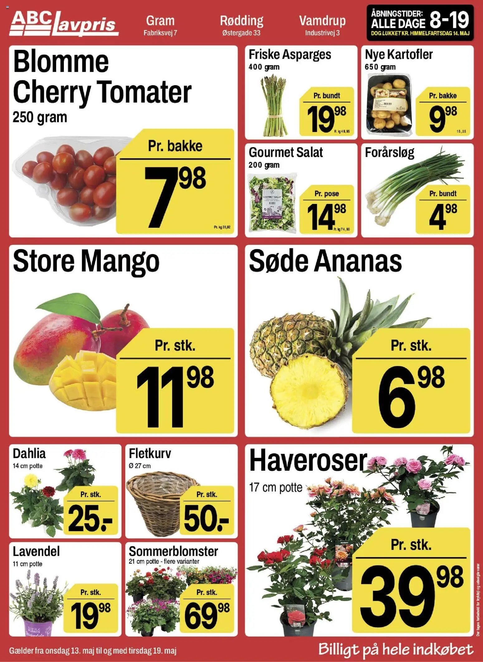 Abc Lavpris tilbudsavis fra 13/05/2026 Abc Lavpris - Gram