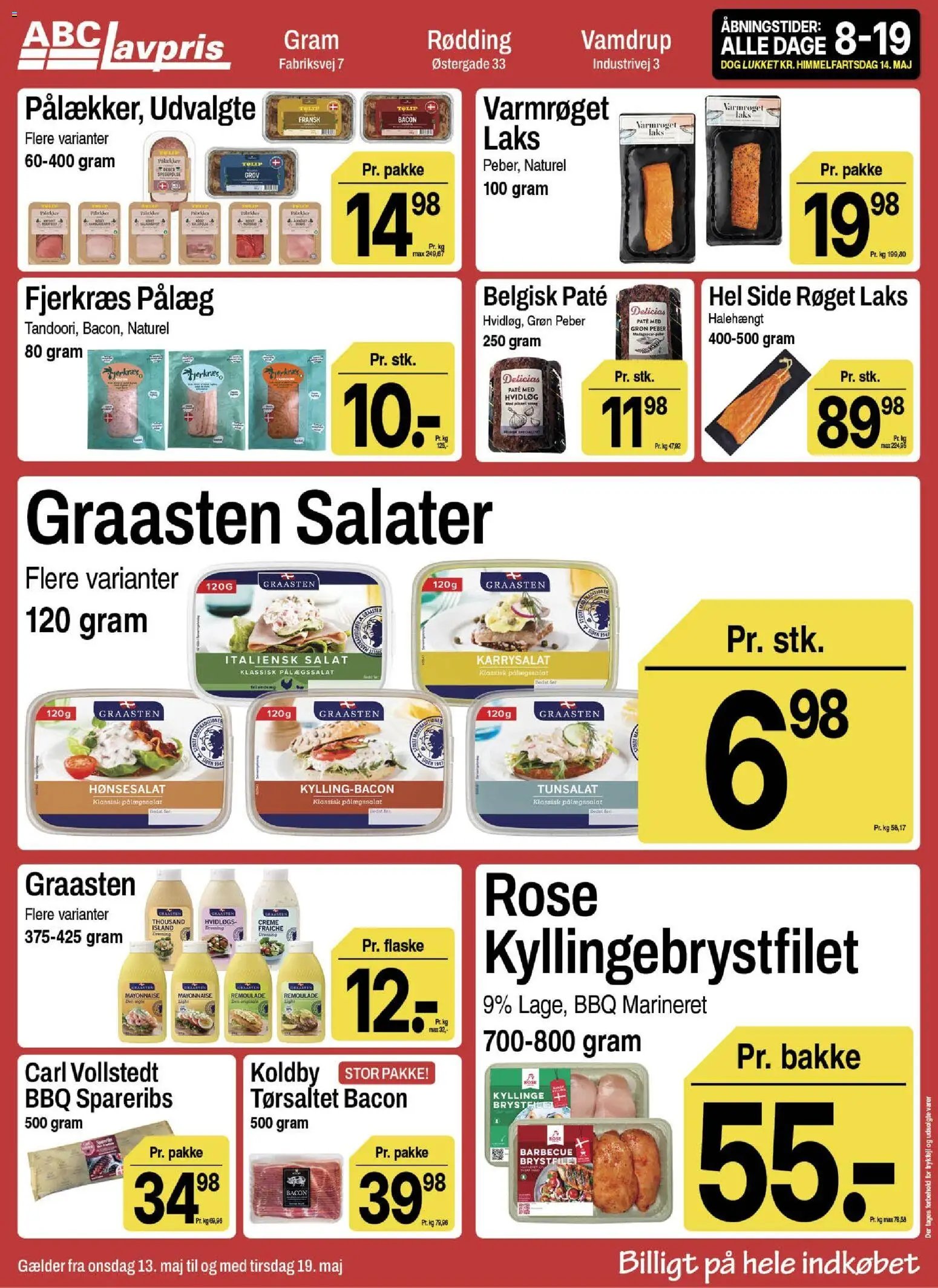 Abc Lavpris tilbudsavis fra 13/05/2026 Abc Lavpris - Gram