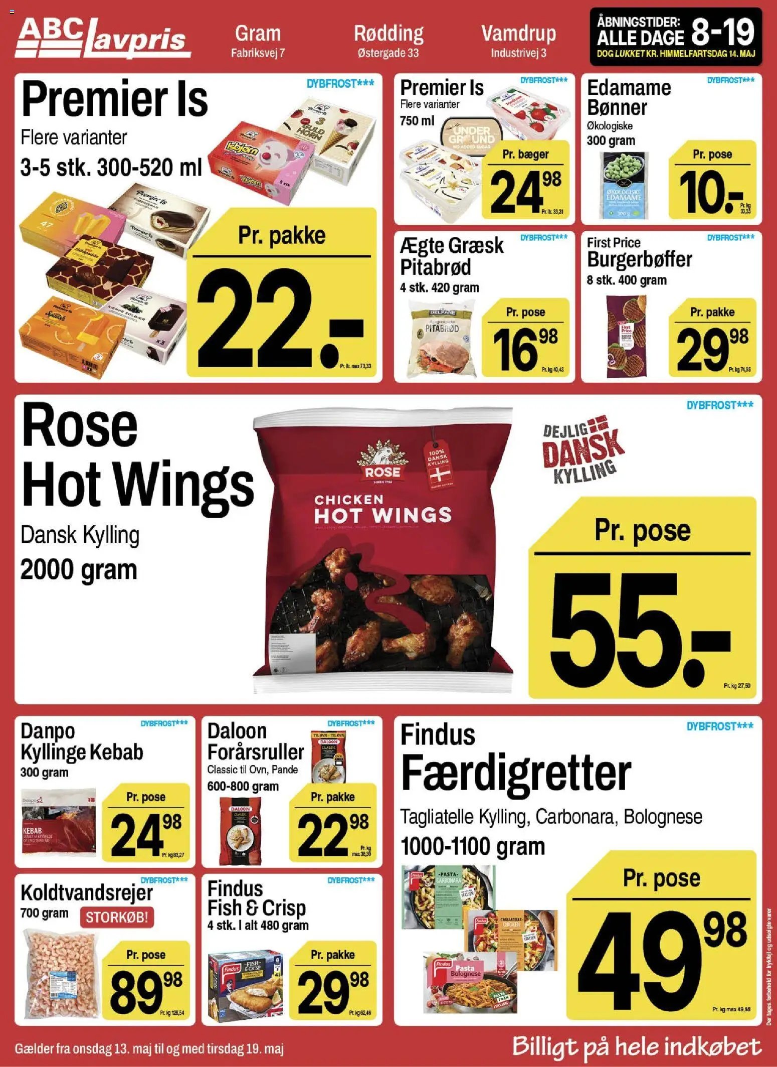 Abc Lavpris tilbudsavis fra 13/05/2026 Abc Lavpris - Gram