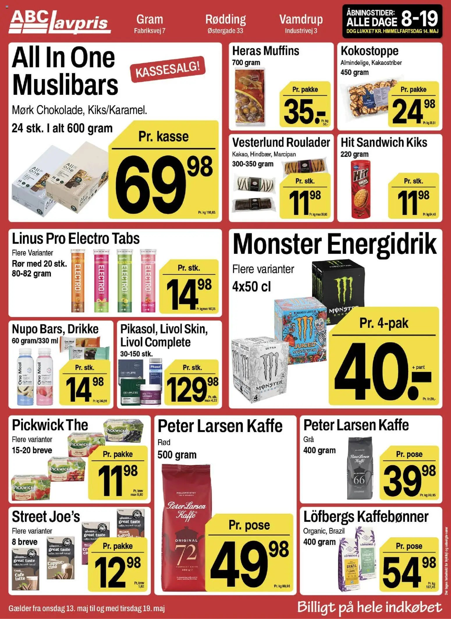 Abc Lavpris tilbudsavis fra 13/05/2026 Abc Lavpris - Gram