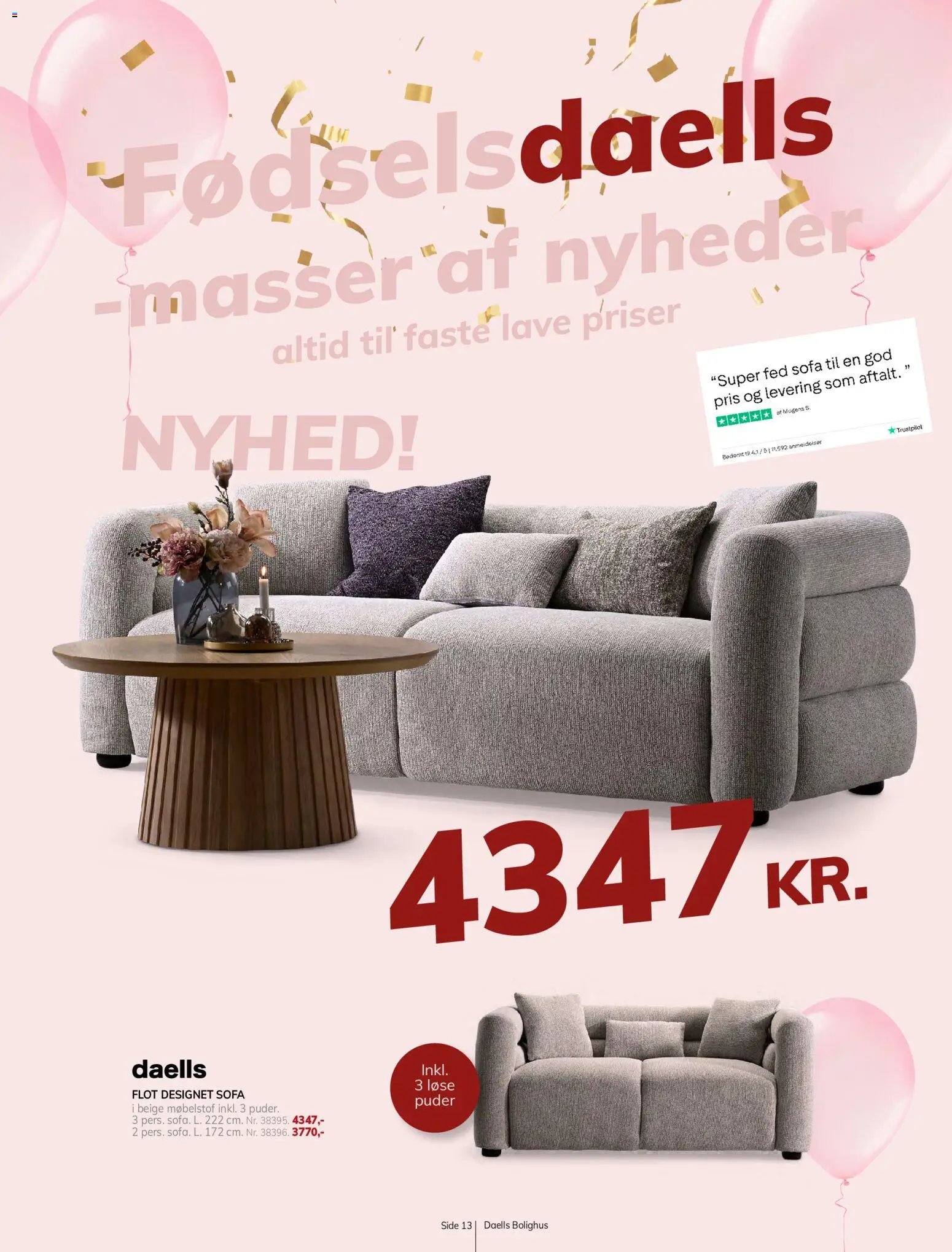 Nye Daells Bolighus tilbud fra 29/10/2026