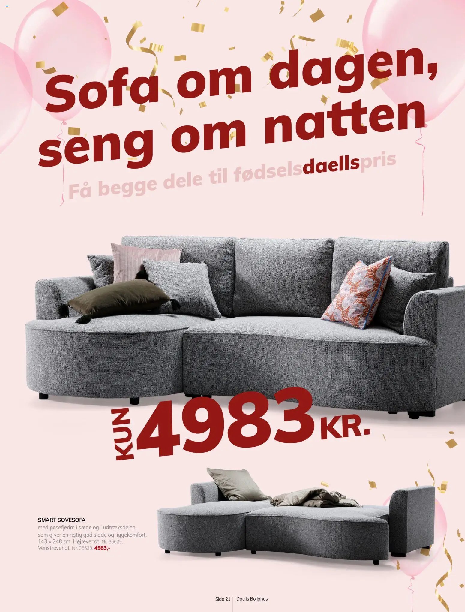Nye Daells Bolighus tilbud fra 29/10/2026