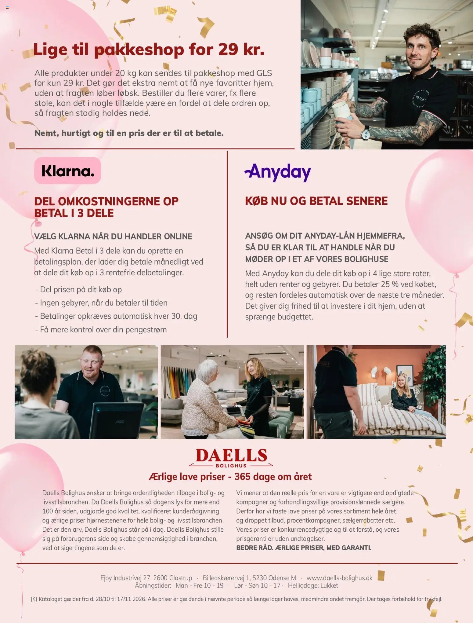 Nye Daells Bolighus tilbud fra 29/10/2026