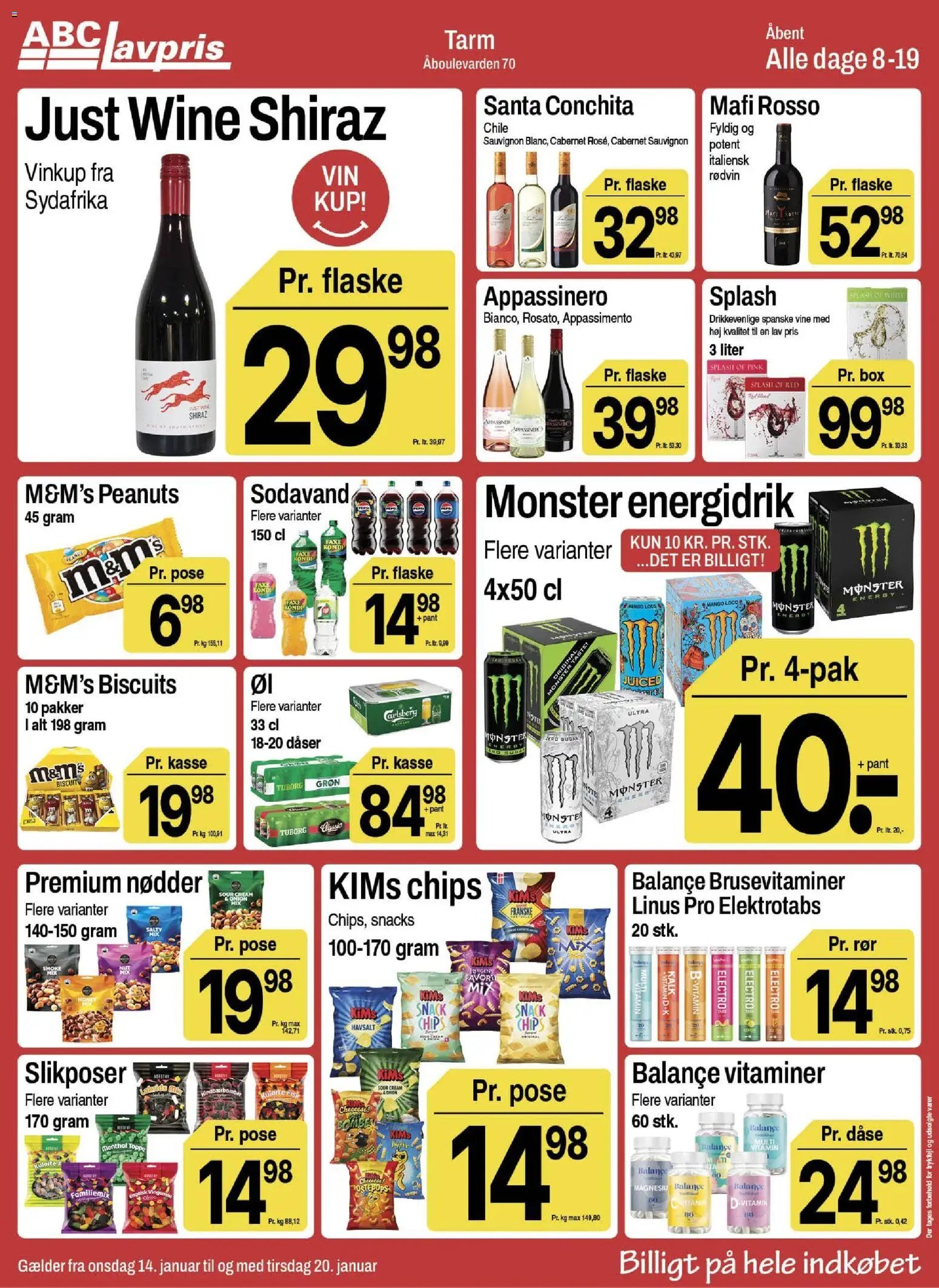 Abc Lavpris tilbudsavis fra 14/01/2026 Tarm