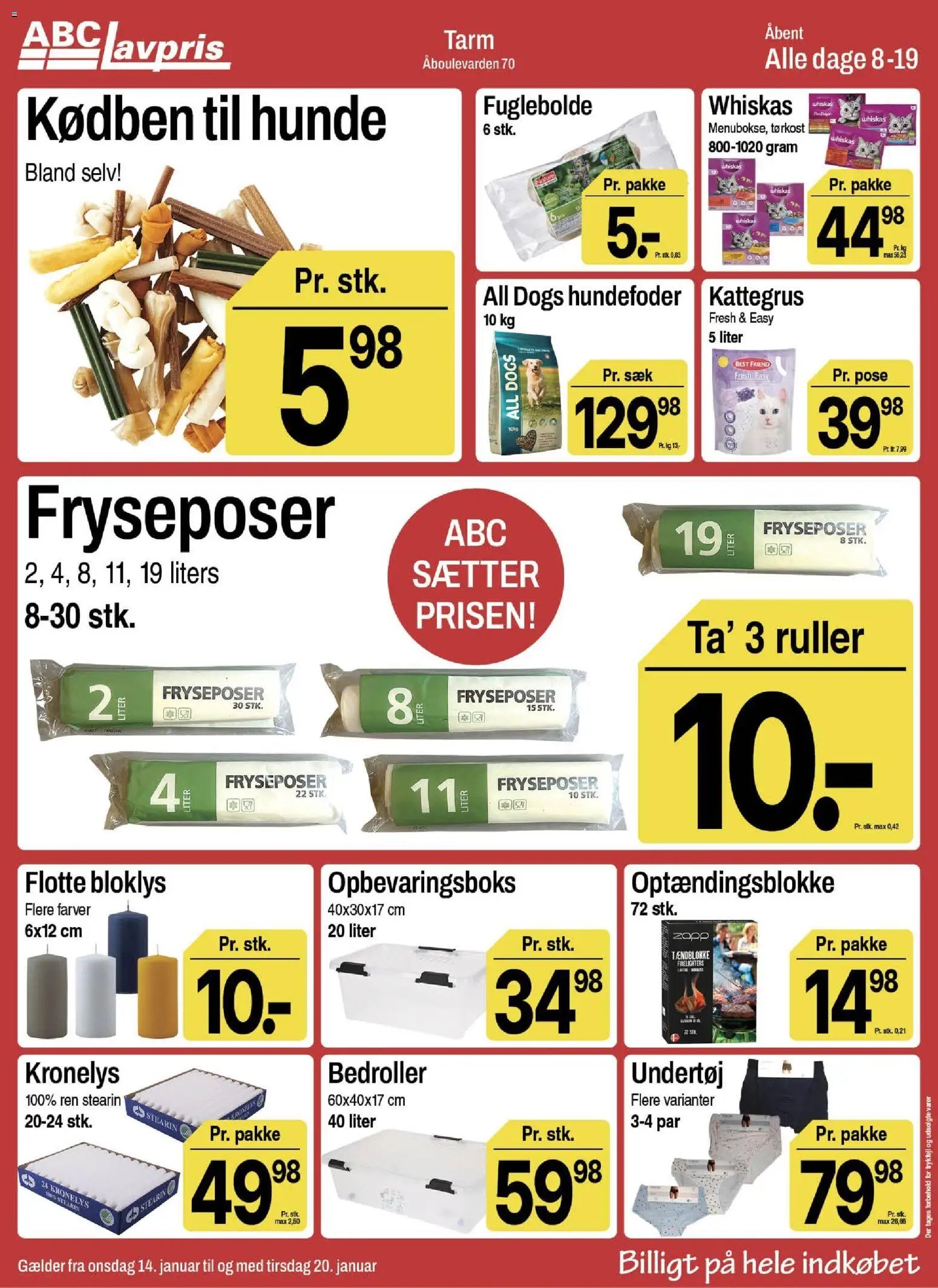 Abc Lavpris tilbudsavis fra 14/01/2026 Tarm