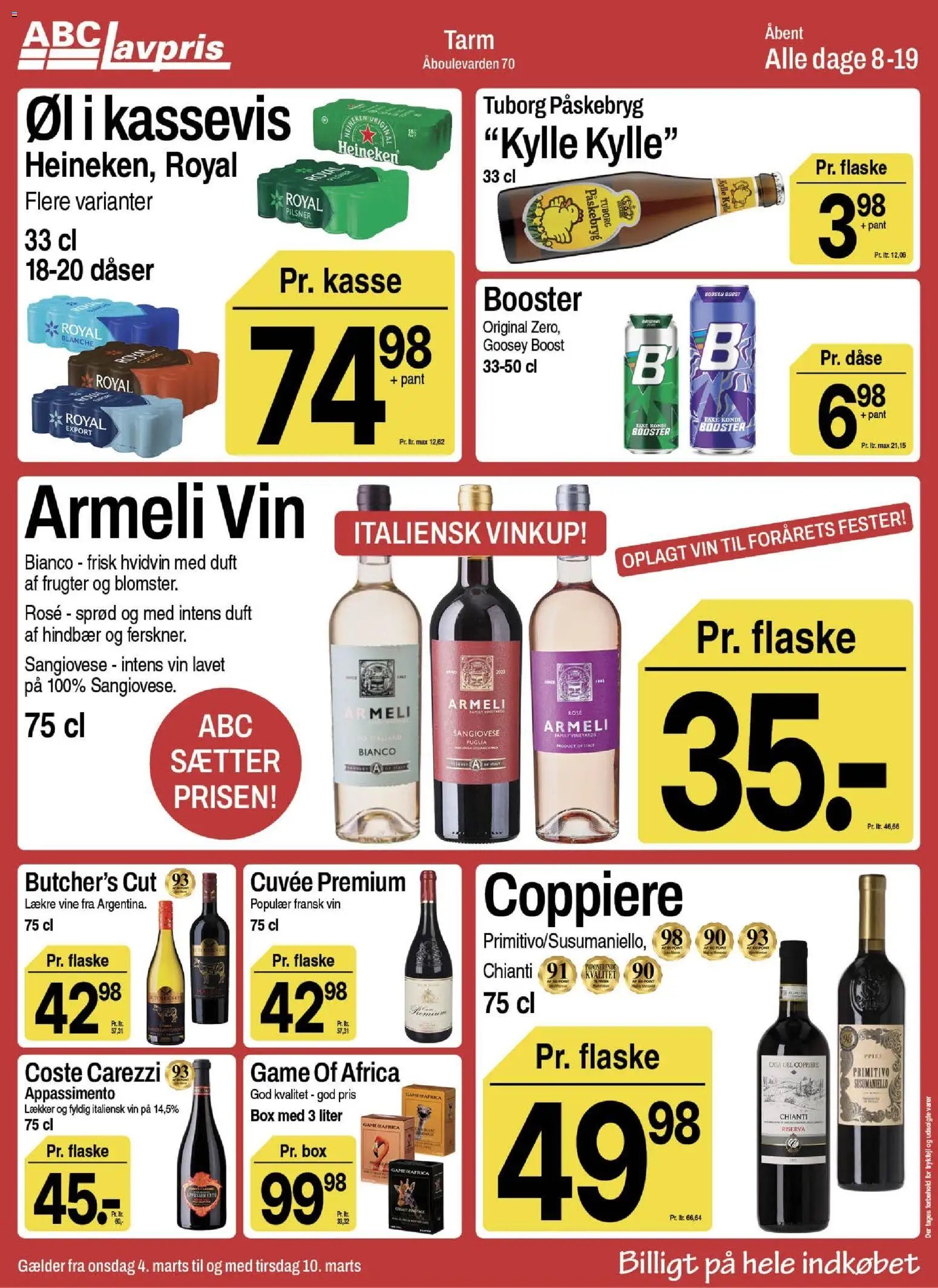 Abc Lavpris tilbudsavis fra 04/03/2026 Tarm