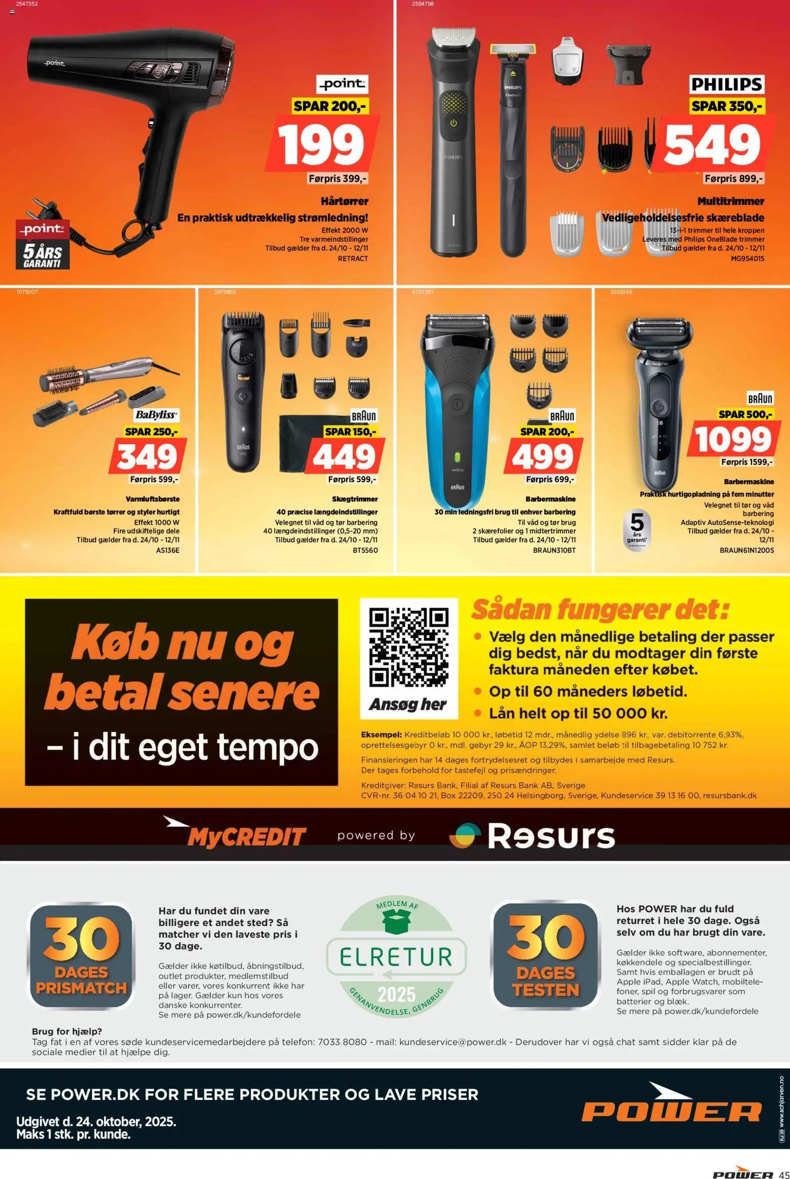 Power tilbudsavis fra 24/10/2025 Tilbudsavis