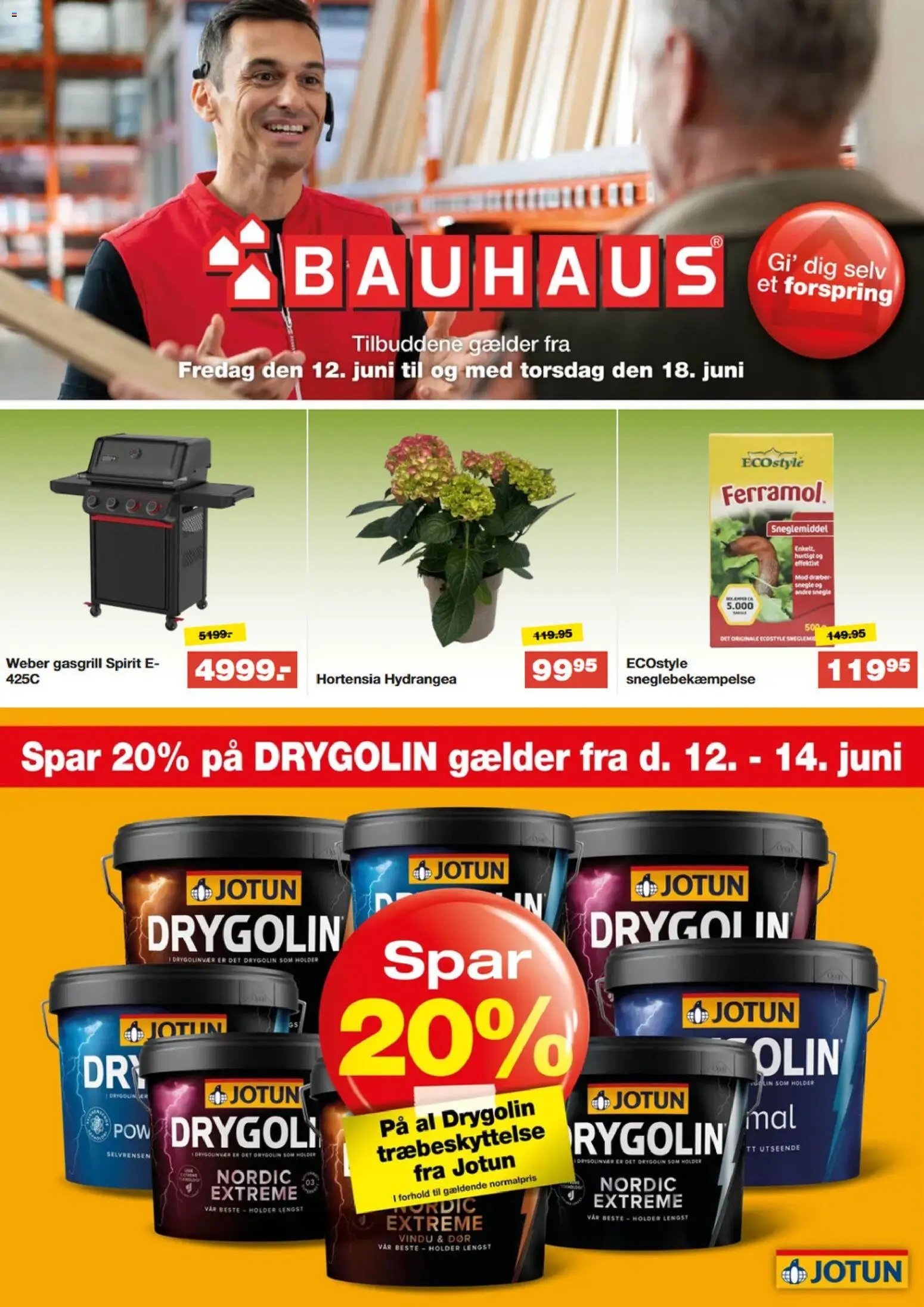 Bauhaus tilbudsavis fra 12/06/2026 Bauhaus - Tilbudsavis uge 24