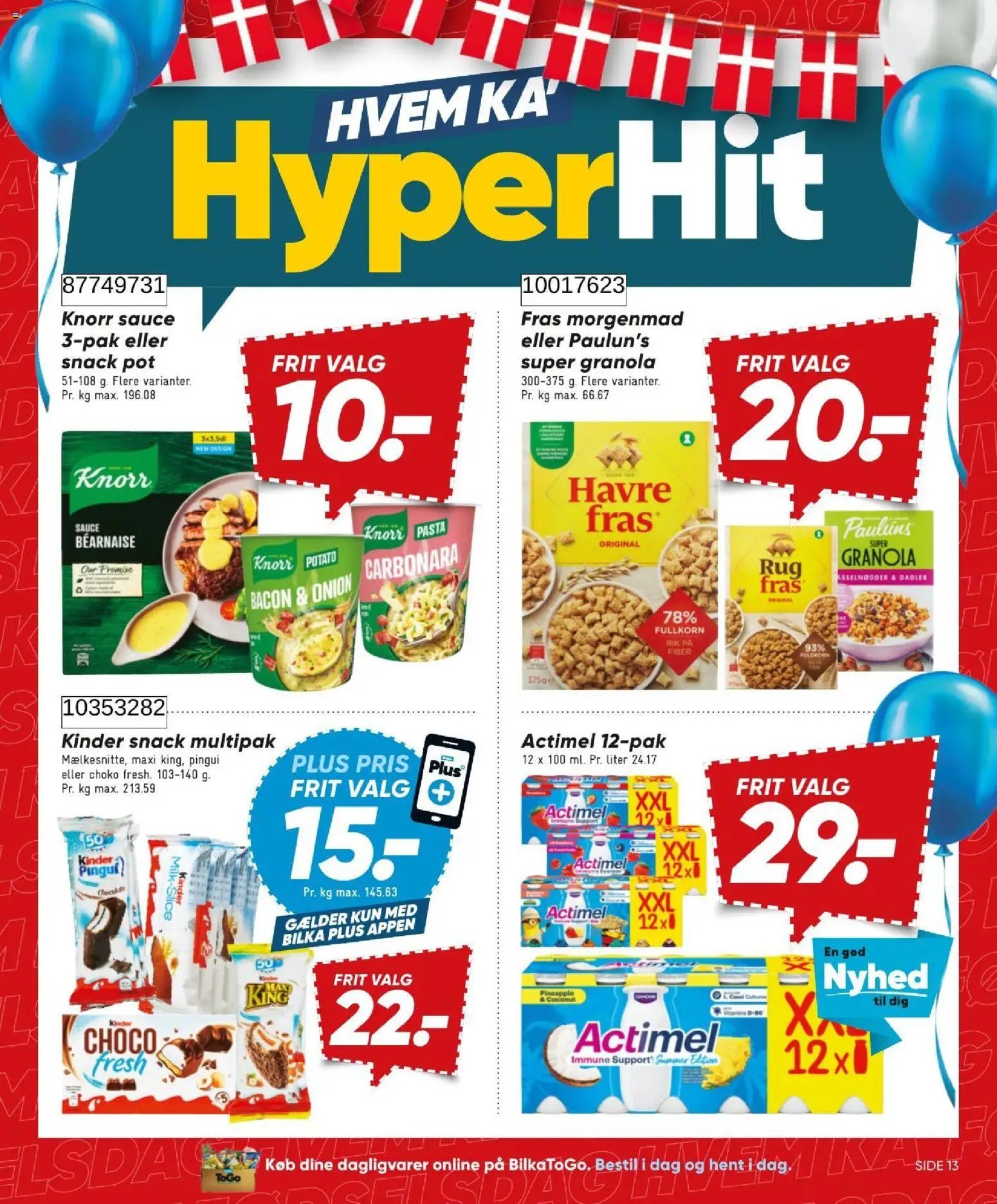 Bilka tilbudsavis fra 07/08/2026 Bilka - Tilbudsavis uge 33