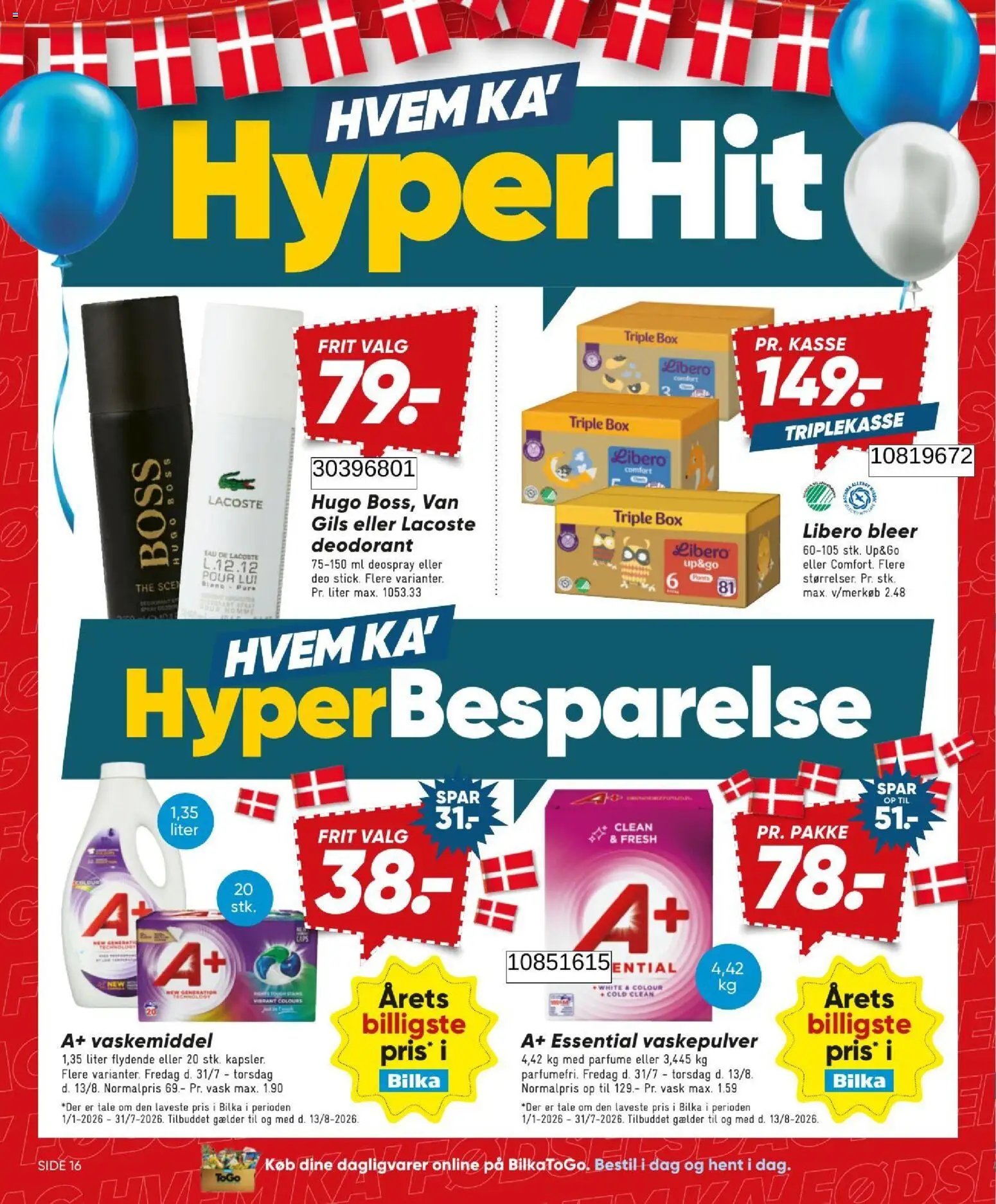 Bilka tilbudsavis fra 07/08/2026 Bilka - Tilbudsavis uge 33