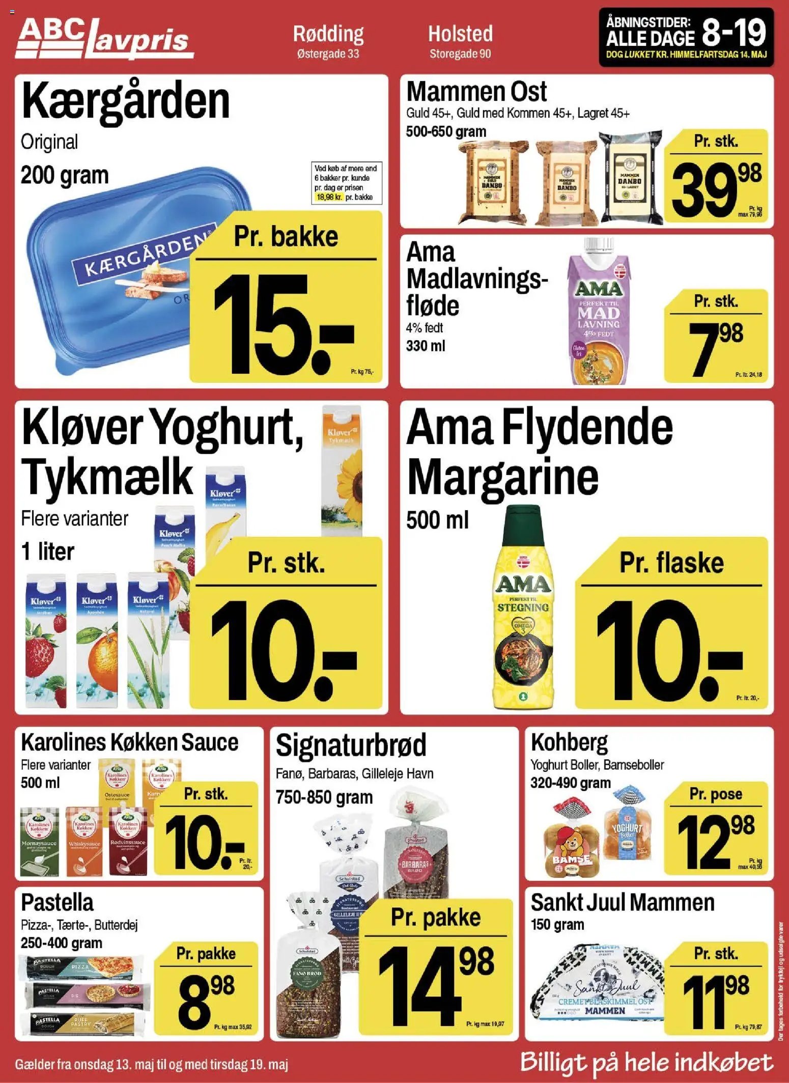 Abc Lavpris tilbudsavis fra 13/05/2026 Abc Lavpris - Holsted