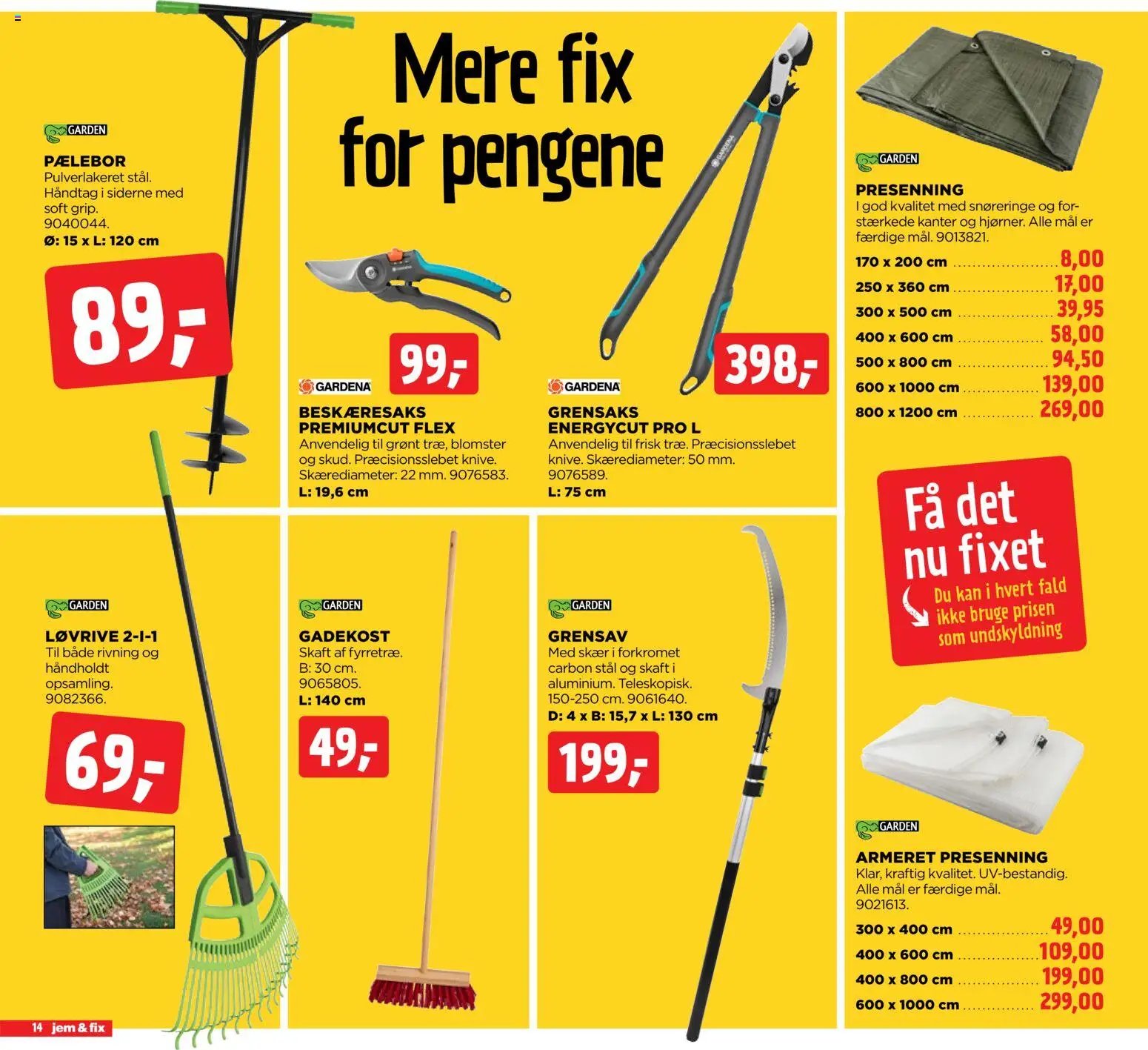 Jem & fix tilbudsavis fra 17/05/2026 Jem & fix - Tilbudsavis uge 21 (2026-05-17 - 2026-05-23)