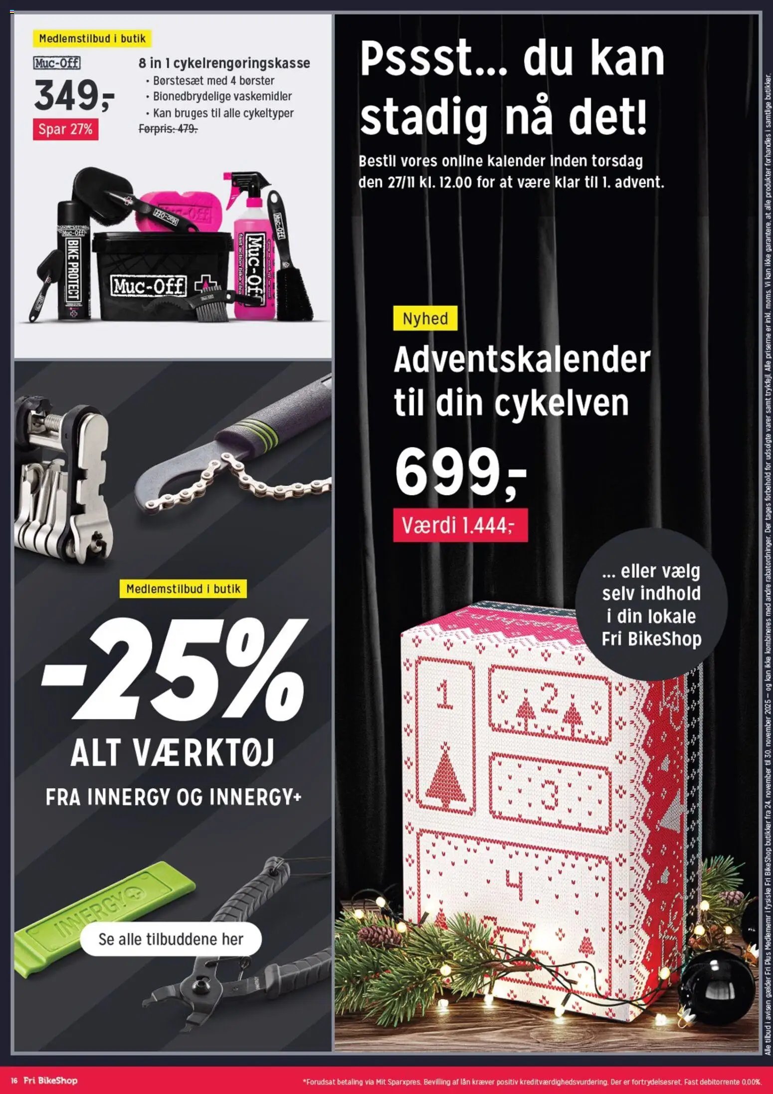 Fri BikeShop tilbudsavis fra 24/11/2025 Bright Week